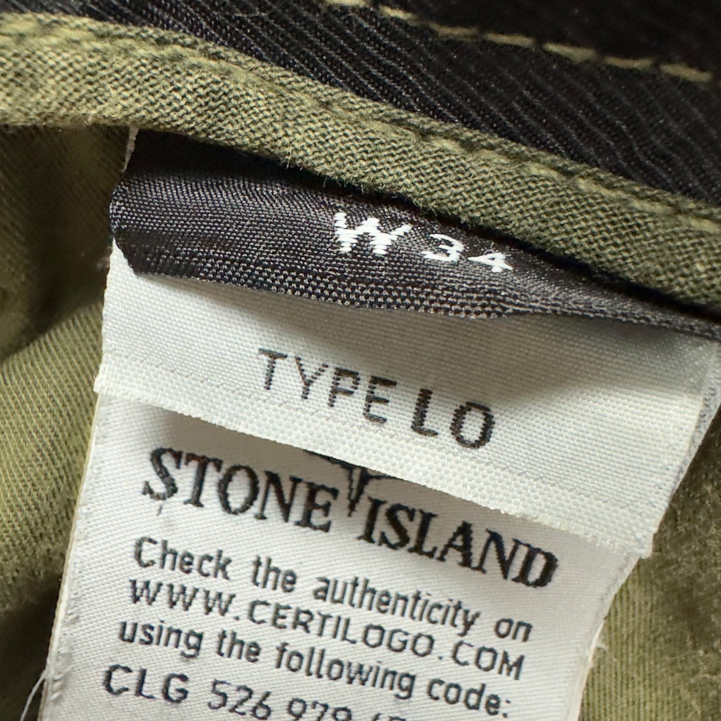 S/S 21 Stone Island Loose Fit Cotton Cargo Trousers