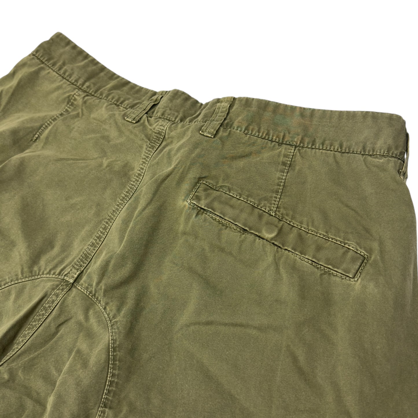 S/S 21 Stone Island Loose Fit Cotton Cargo Trousers