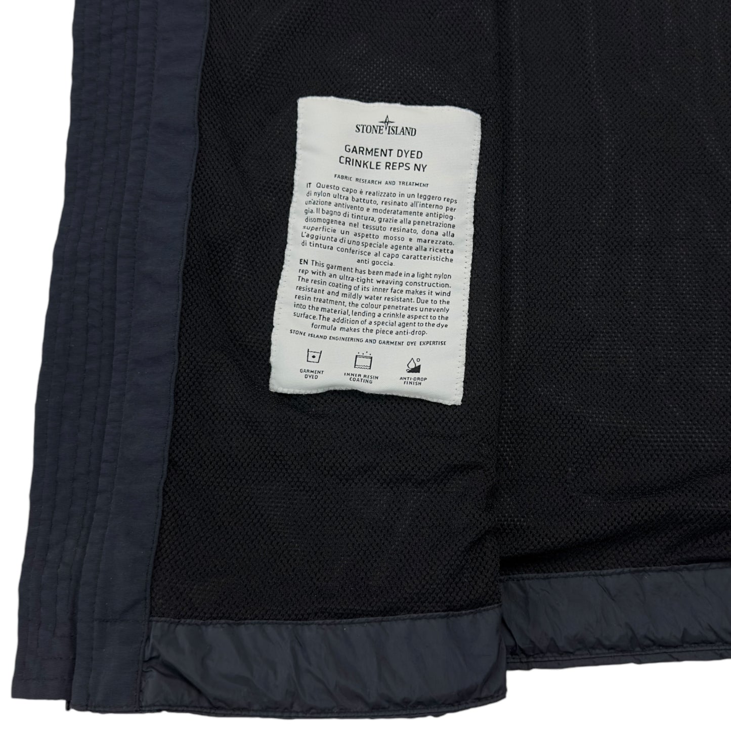 S/S 23 Stone Island Crinkle Reps NY Jacket
