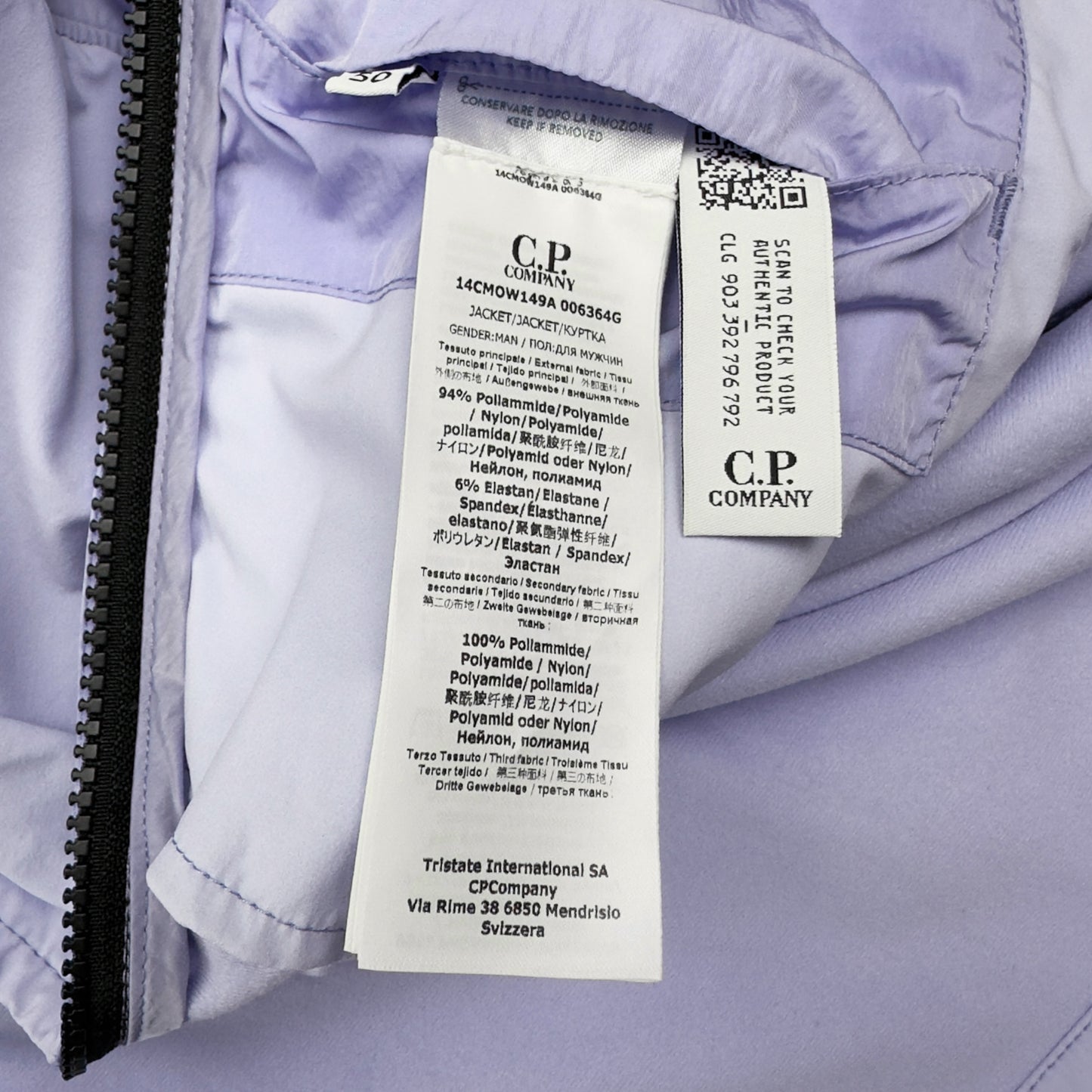 C.P. Company GD Shell Goggle Jacket - Lilac