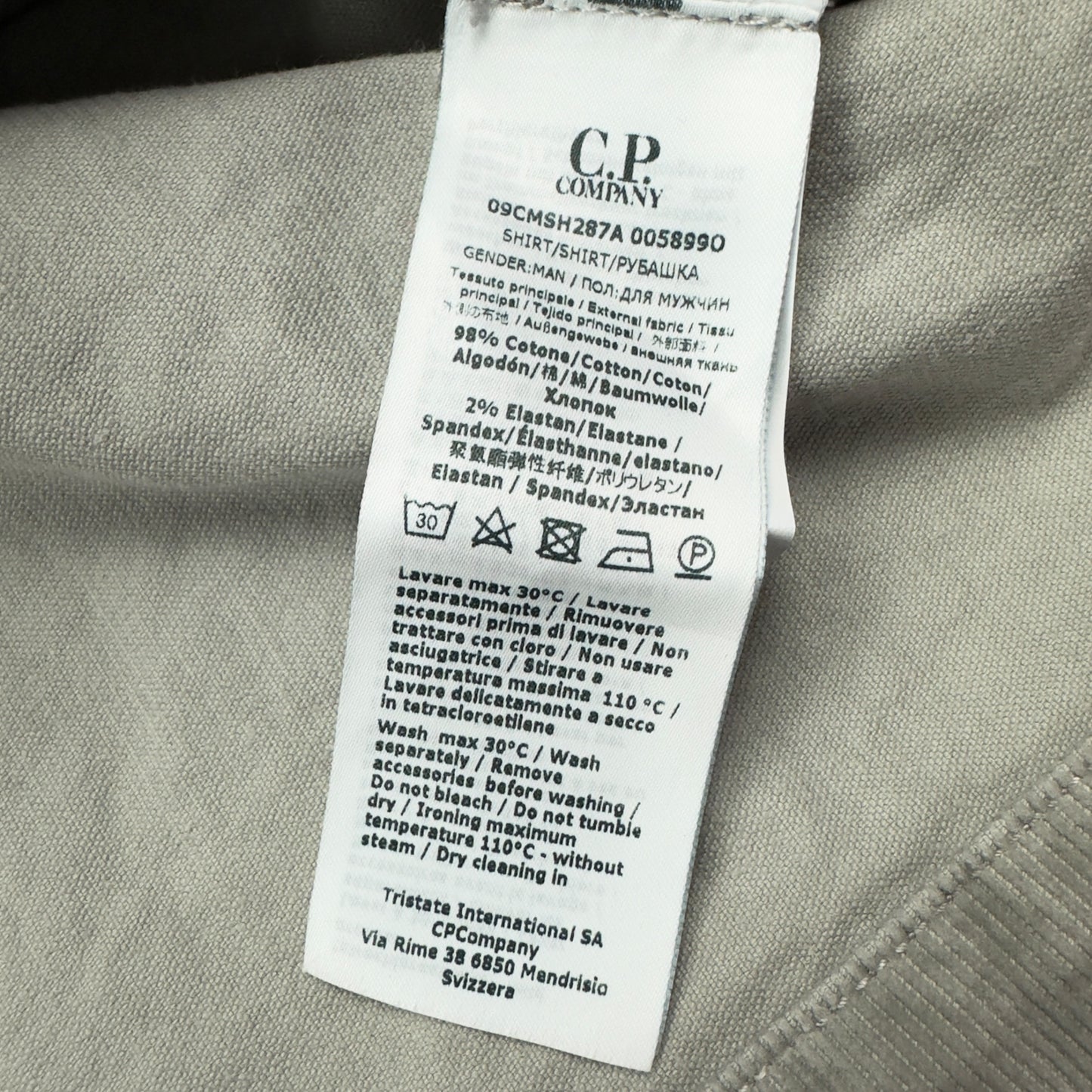 C.P. Company Corduroy Quarter Zip Overshirt