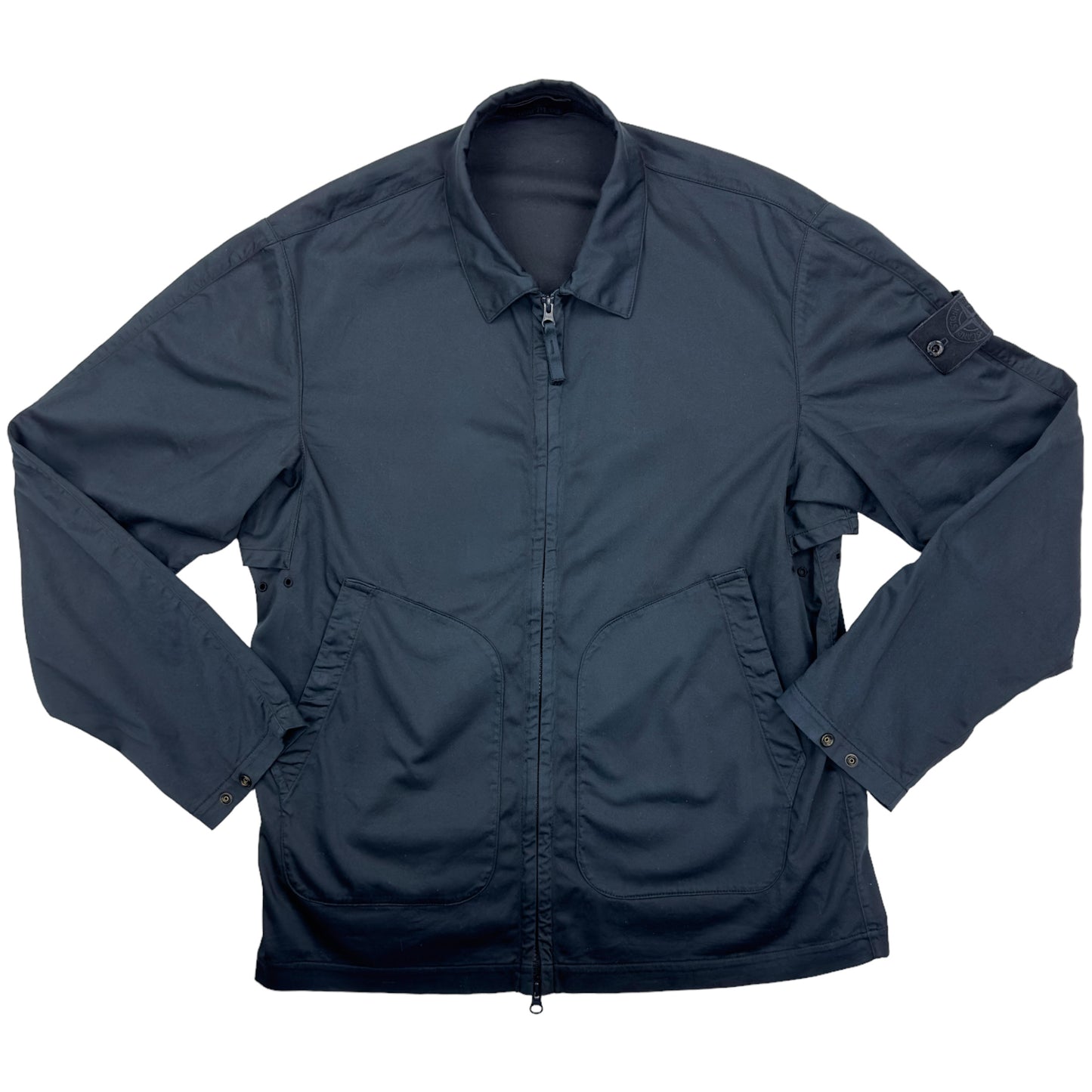S/S 22 Stone Island Ghost Stretch Cotton Overshirt