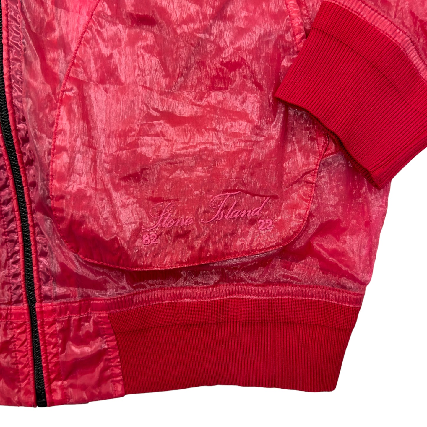 S/S 22 Stone Island Piattina 82/22 Garment Dyed Bomber Jacket