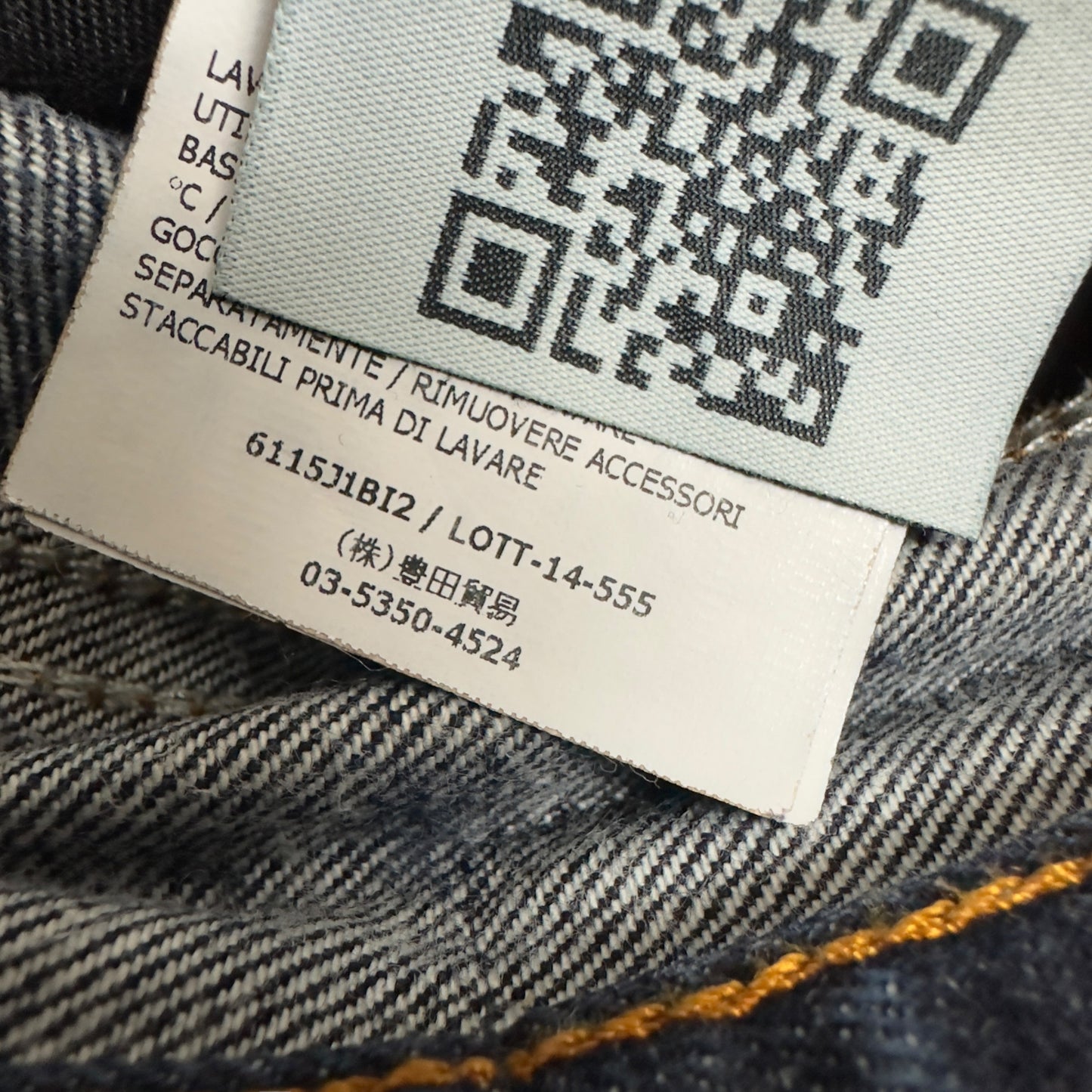 A/W 14 Stone Island Slim Fit Dark Wash Jeans 30/30