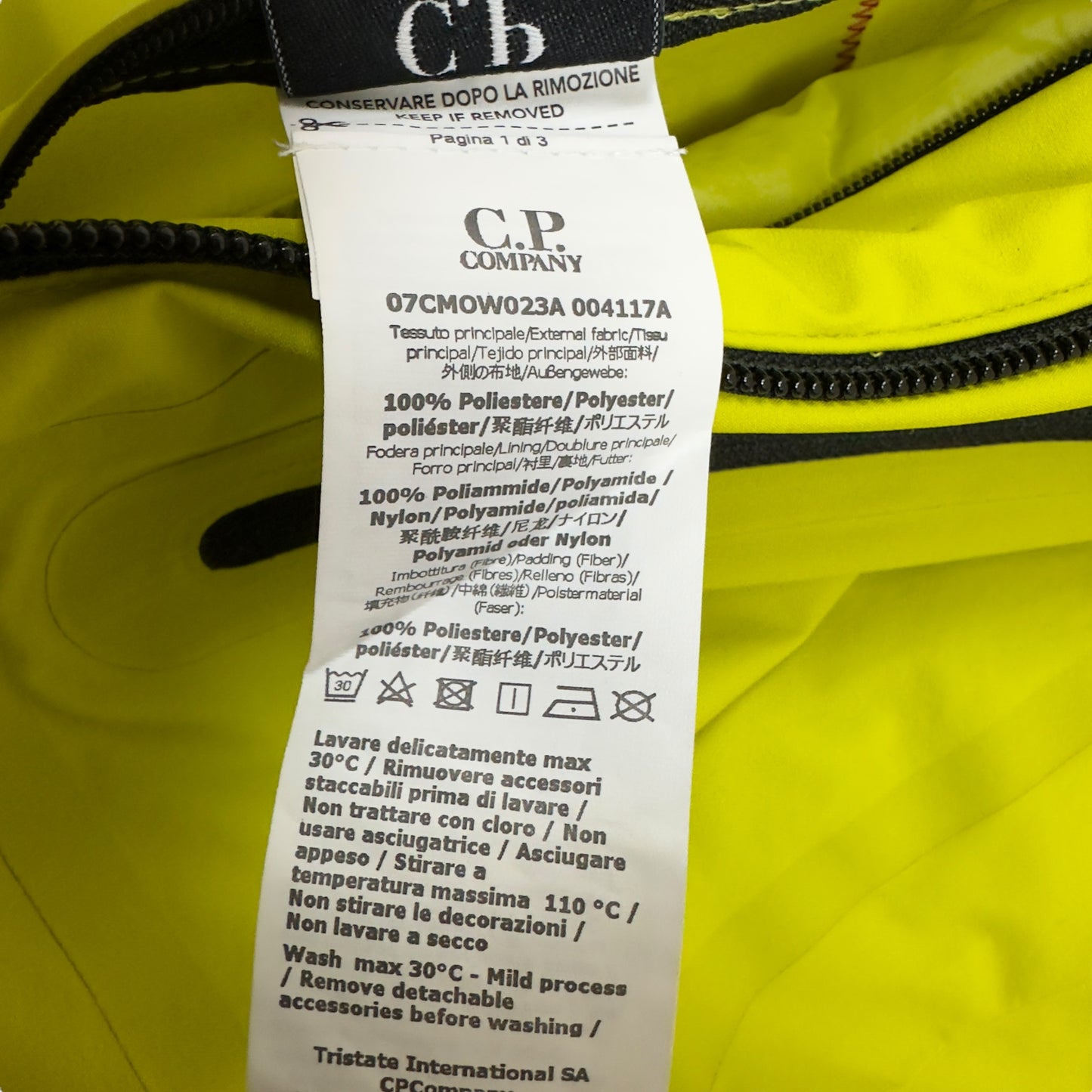C.P. Company Pro-Tek Primaloft Jacket