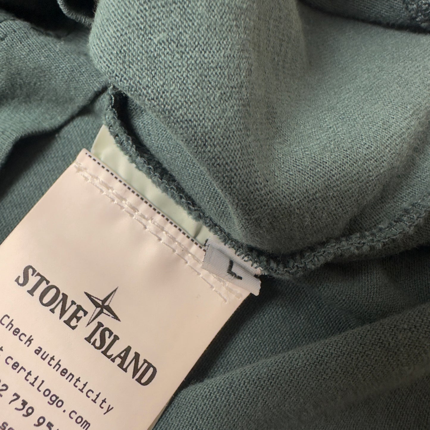 A/W 22 Stone Island Mosaic One Green T-Shirt