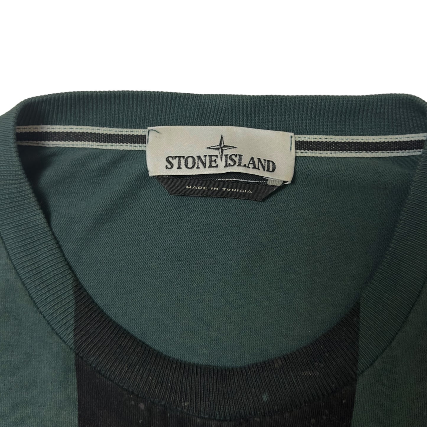 A/W 22 Stone Island Mosaic One Green T-Shirt