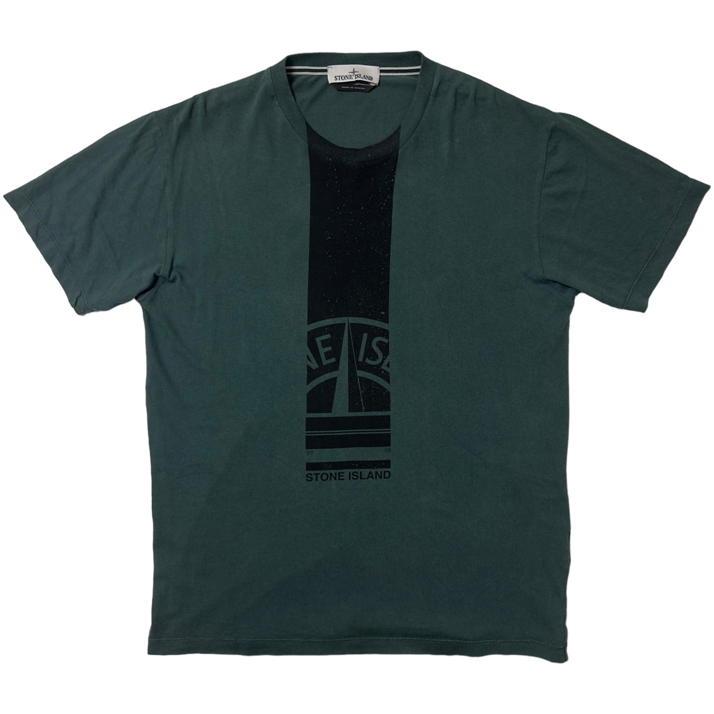 A/W 22 Stone Island Mosaic One Green T-Shirt