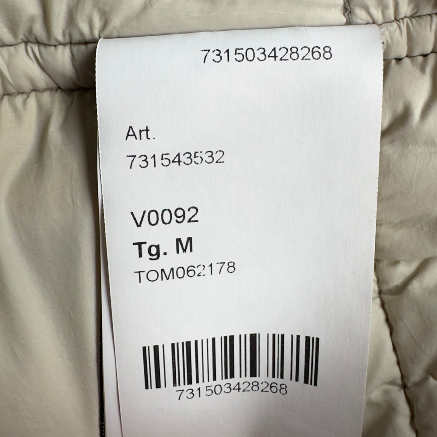 A/W 20 Stone Island Naslan Light Watro Primaloft Field Jacket - Beige