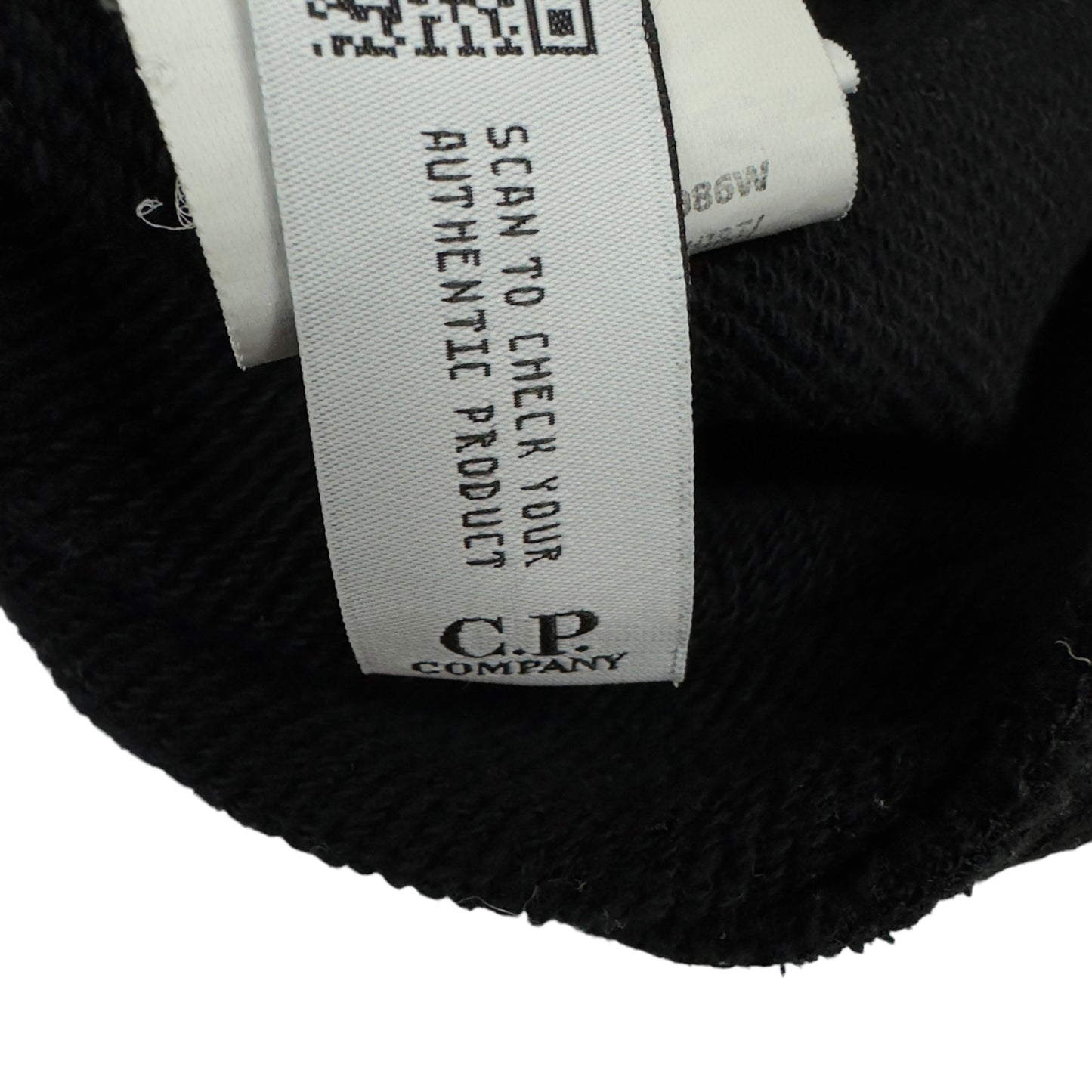 C.P. Company Metropolis Back Print Sweater - Black