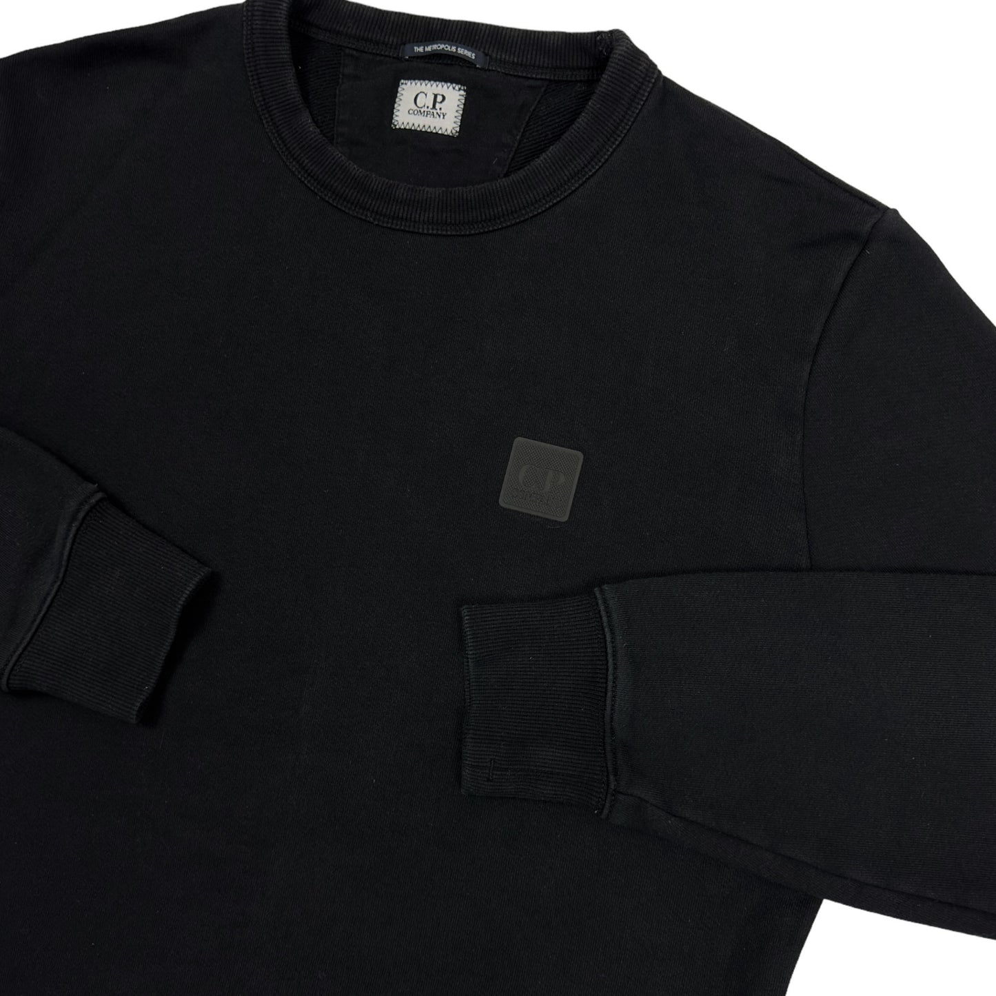 C.P. Company Metropolis Back Print Sweater - Black