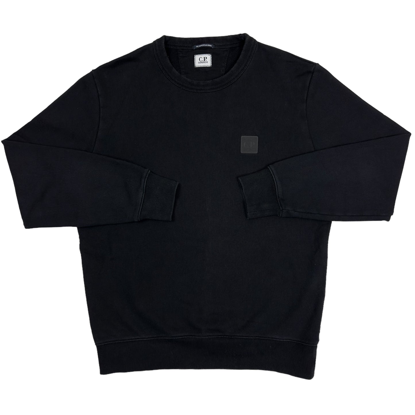 C.P. Company Metropolis Back Print Sweater - Black