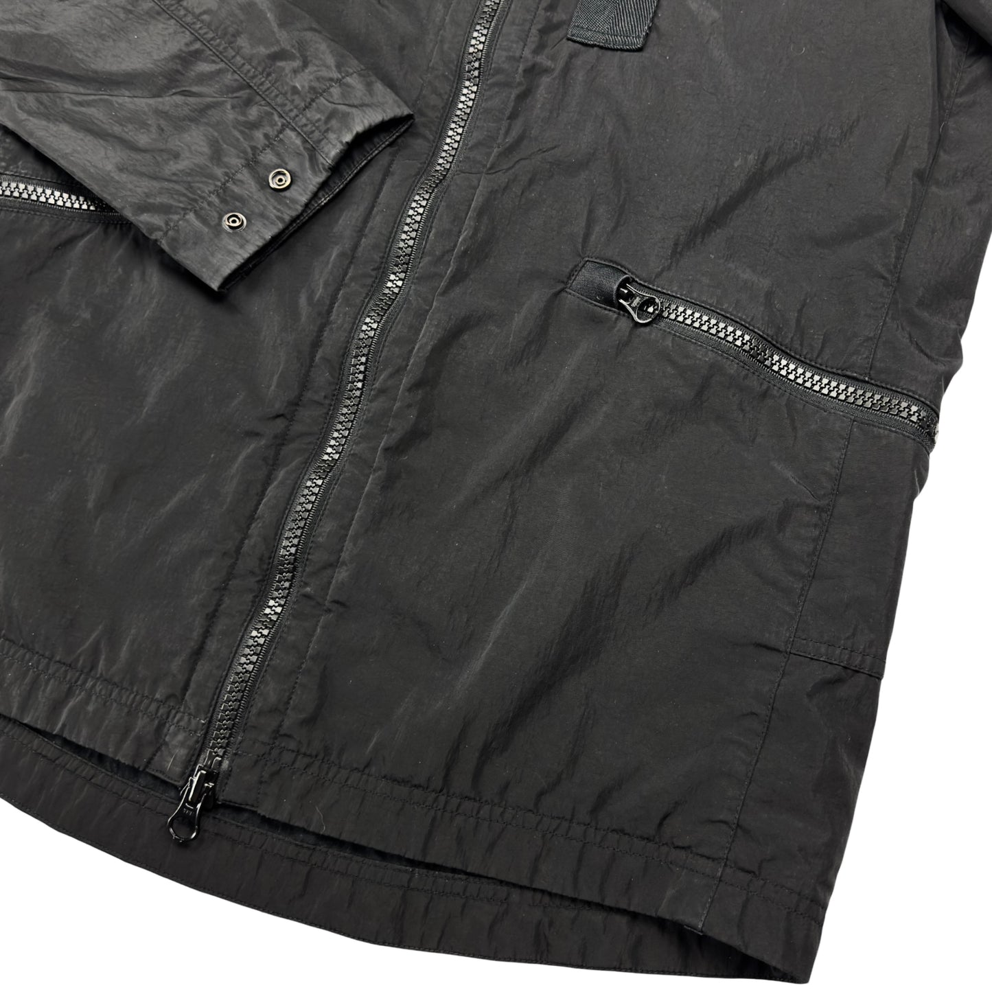 A/W 17 Stone Island Nylon Metal Flock Jacket - Black