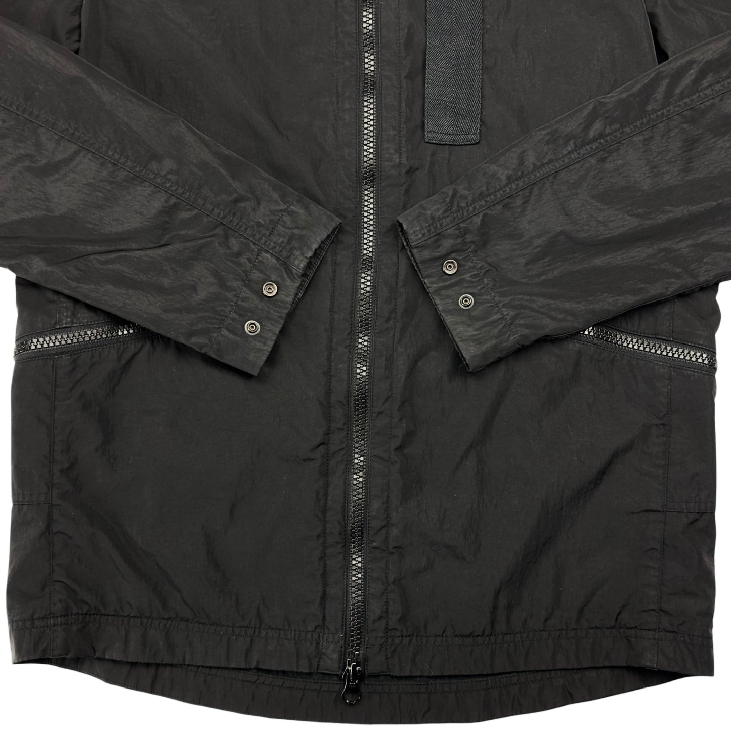 A/W 17 Stone Island Nylon Metal Flock Jacket - Black