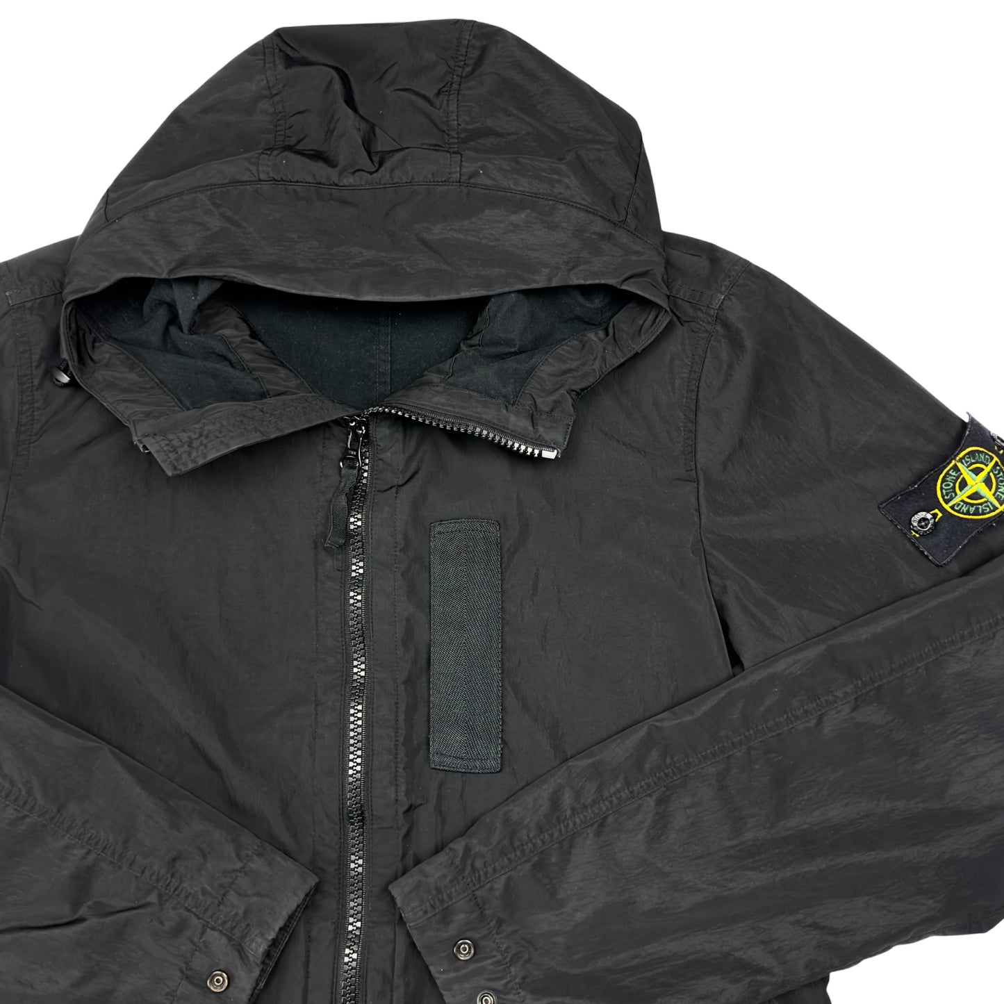 A/W 17 Stone Island Nylon Metal Flock Jacket - Black