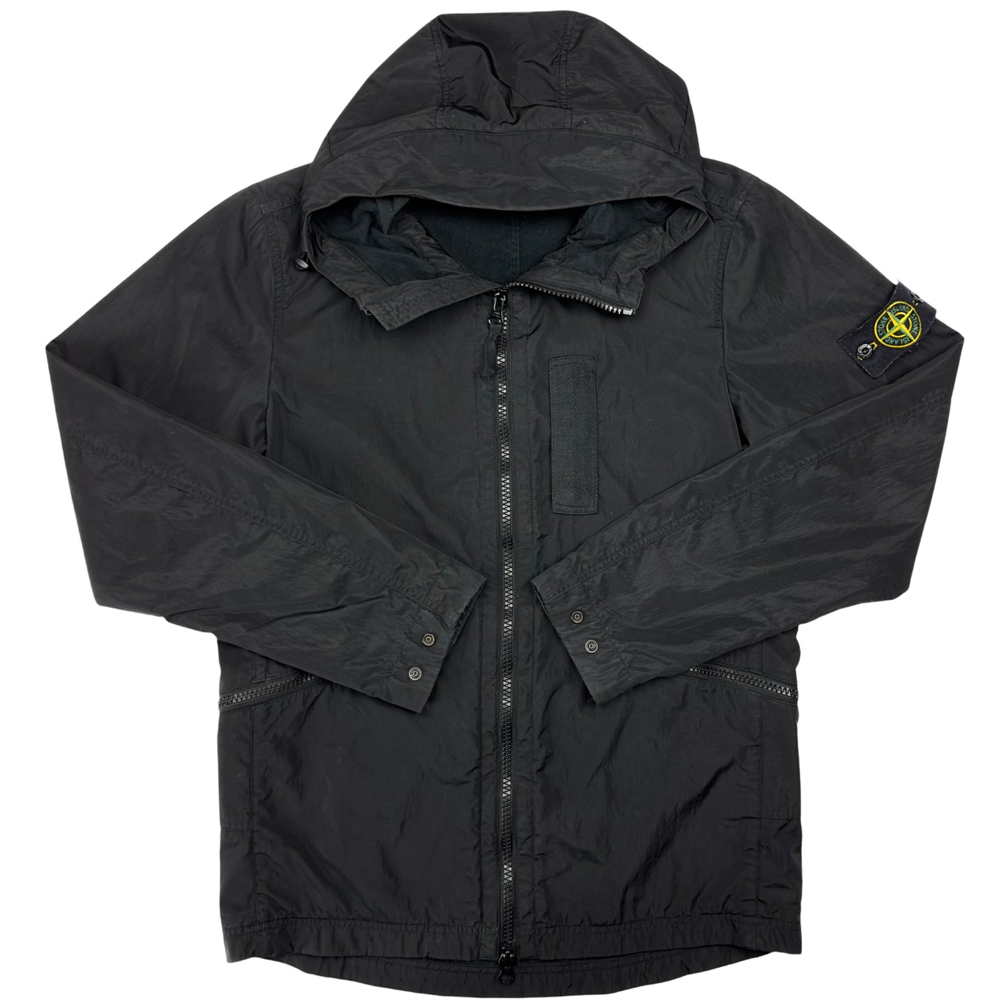 A/W 17 Stone Island Nylon Metal Flock Jacket - Black