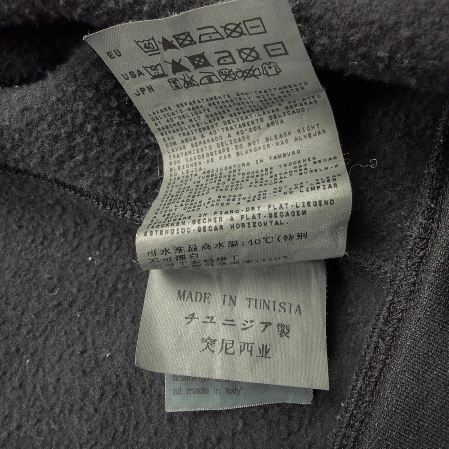 A/W 10 Stone Island Concealed Hood Full Zip Sweater