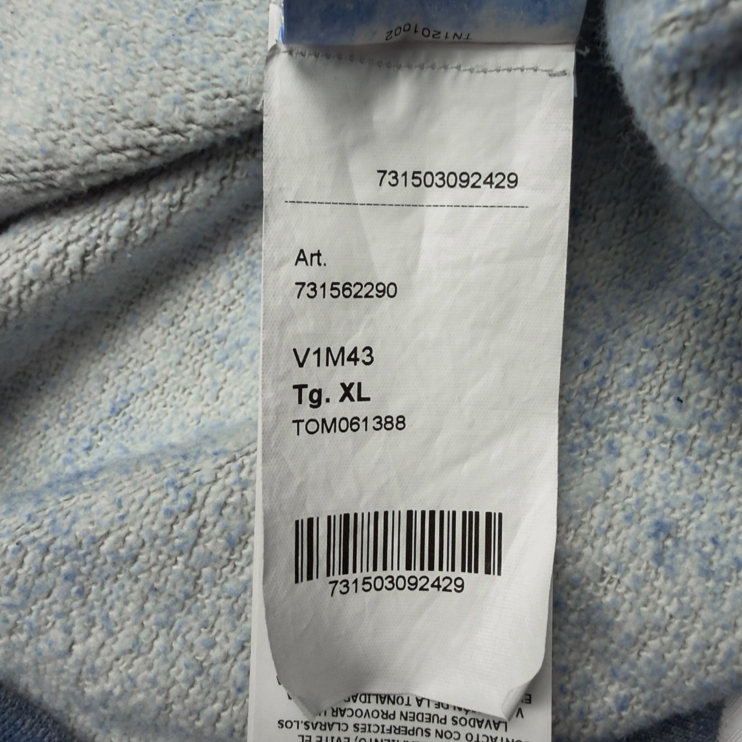 A/W 20 Stone Island Dust Colour Treatment Sweater - Grey/Blue