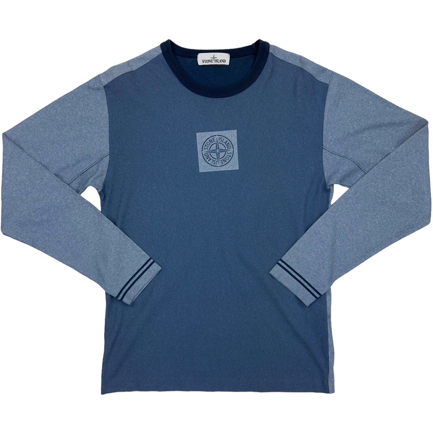 S/S 19 Stone Island Long Sleeve Tela Placcata Logo Tee