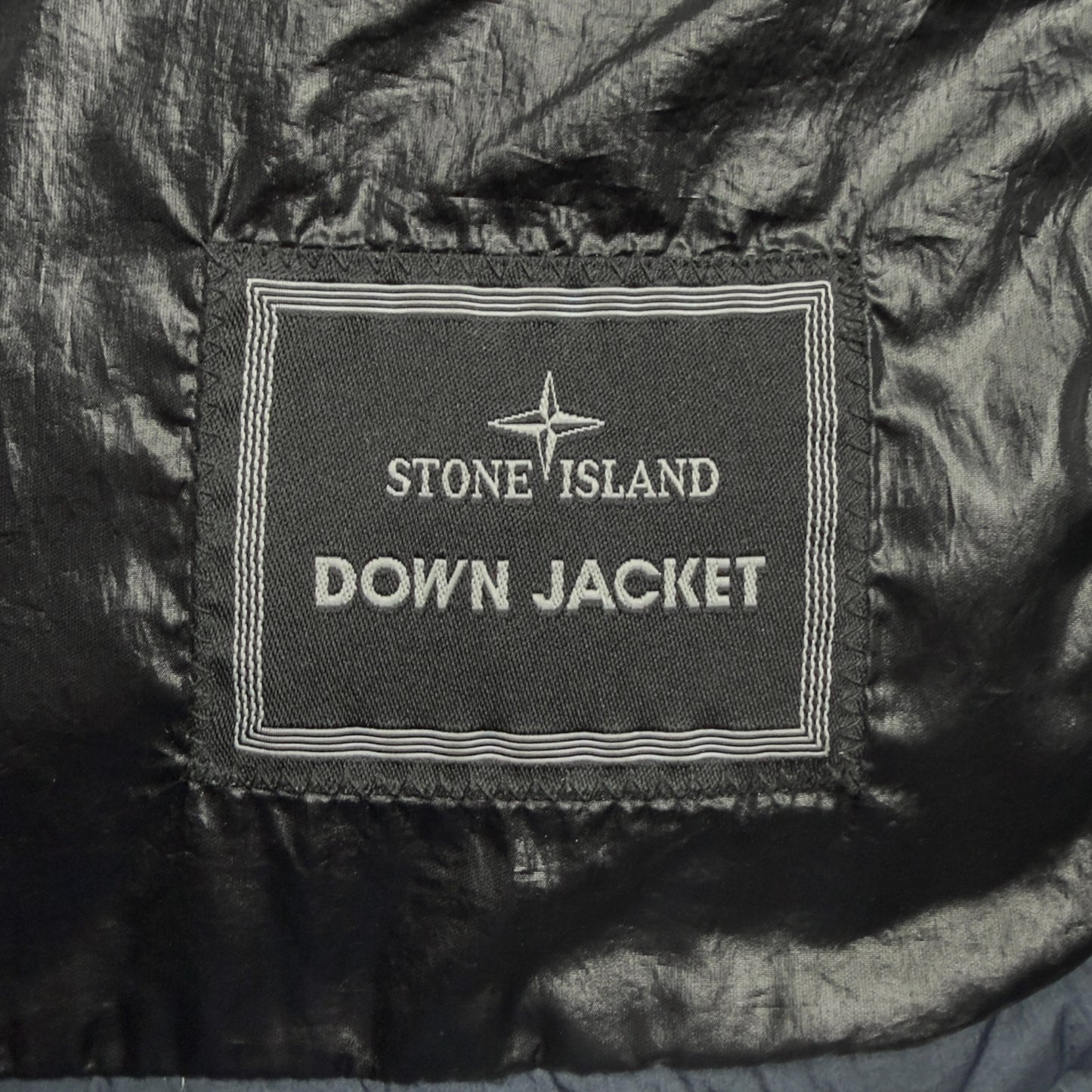 A/W 10 Stone Island Opaque Nylon Tela Down Puffer Gilet - Navy