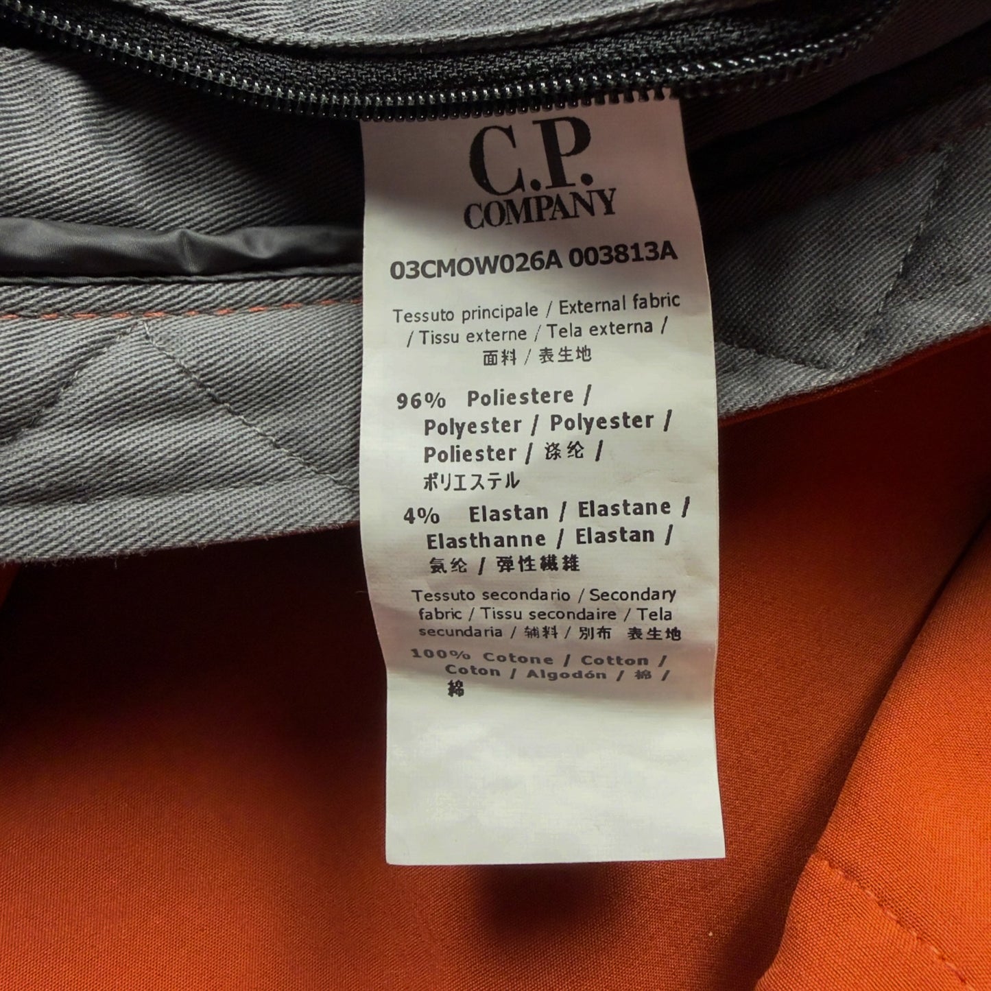 C.P. Company Soft Shell Goggle Jacket - Orange