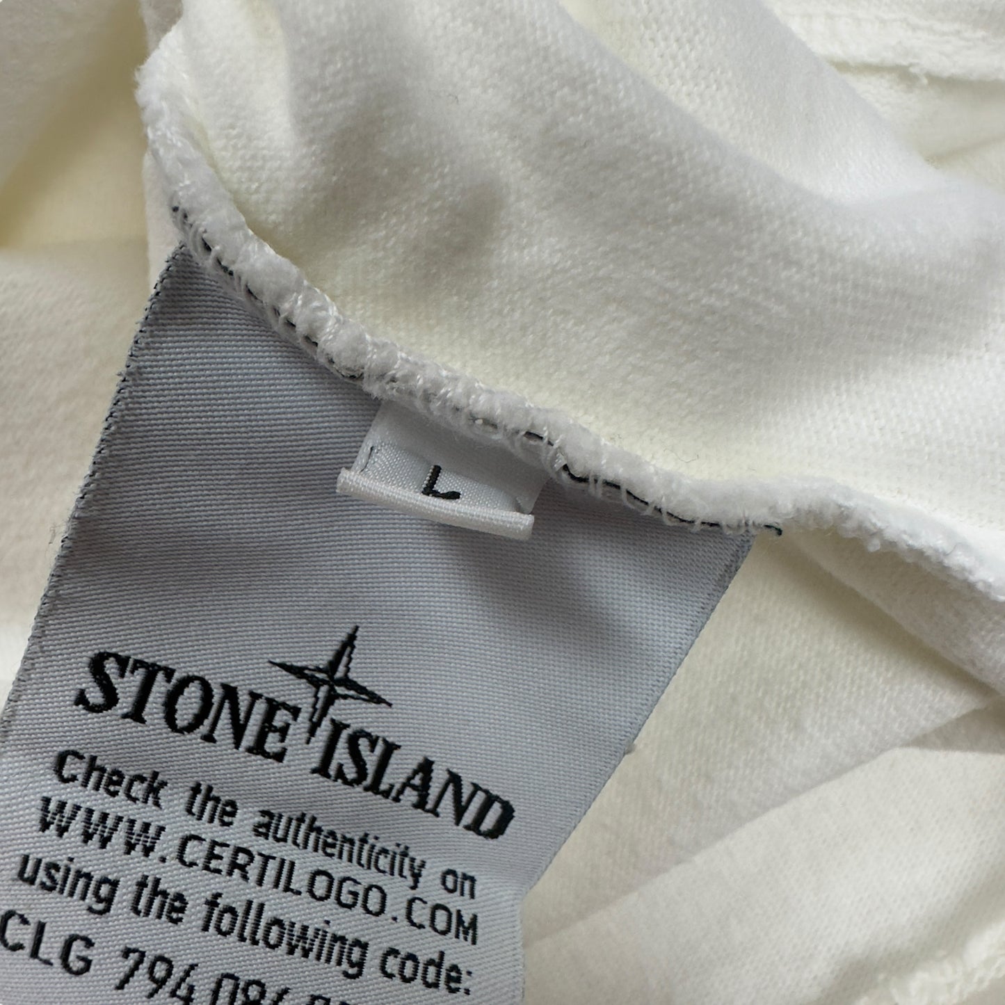 A/W 19 Stone Island Lightweight Sweater - White