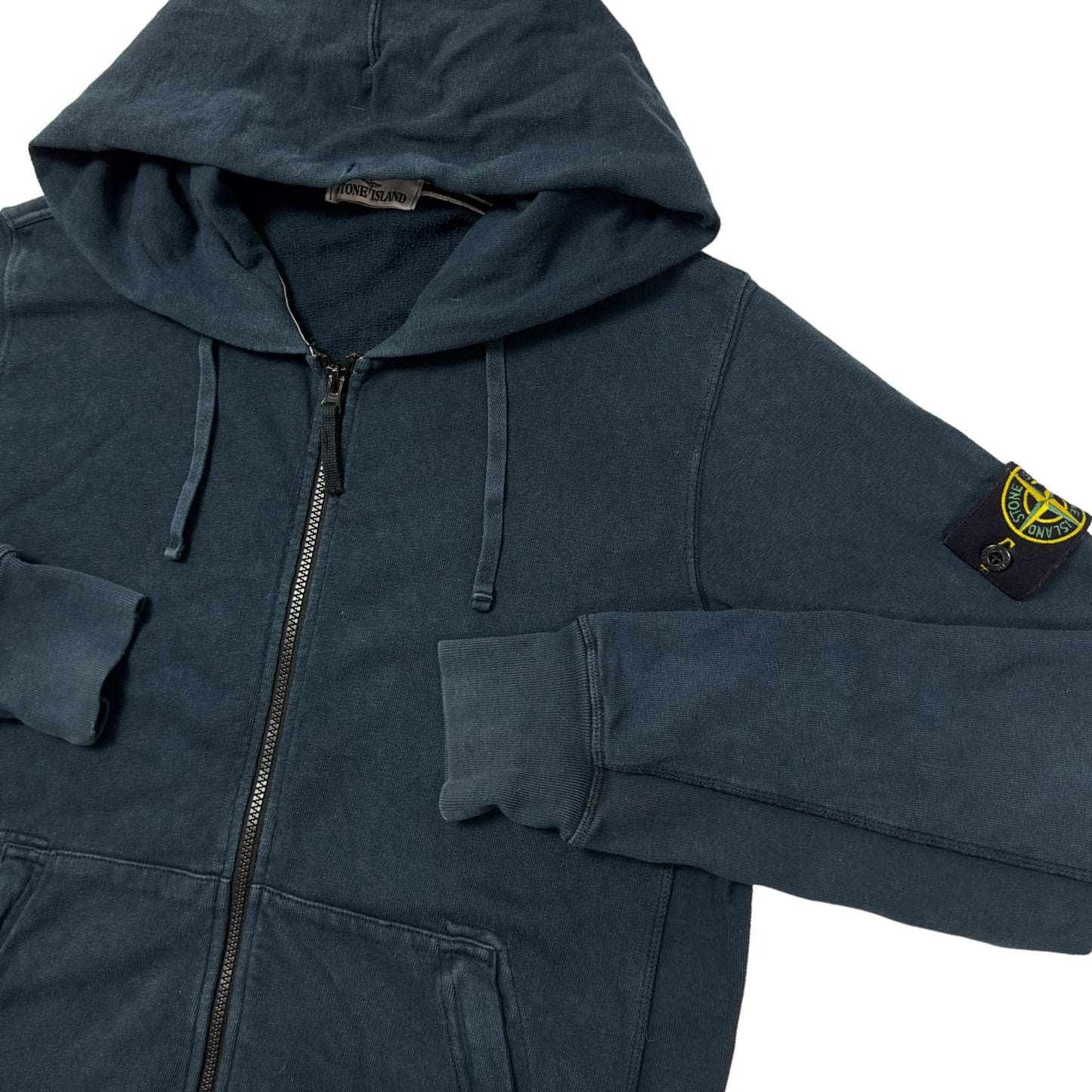 S/S 15 Stone Island Full Zip Hoodie - Blue