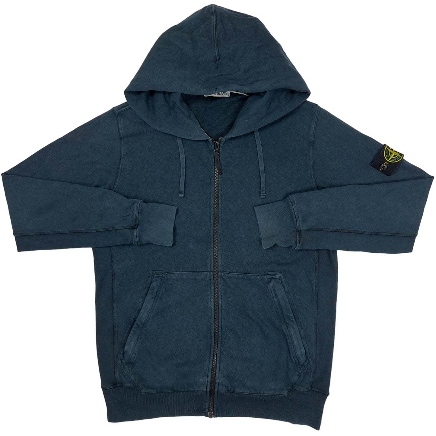 S/S 15 Stone Island Full Zip Hoodie - Blue
