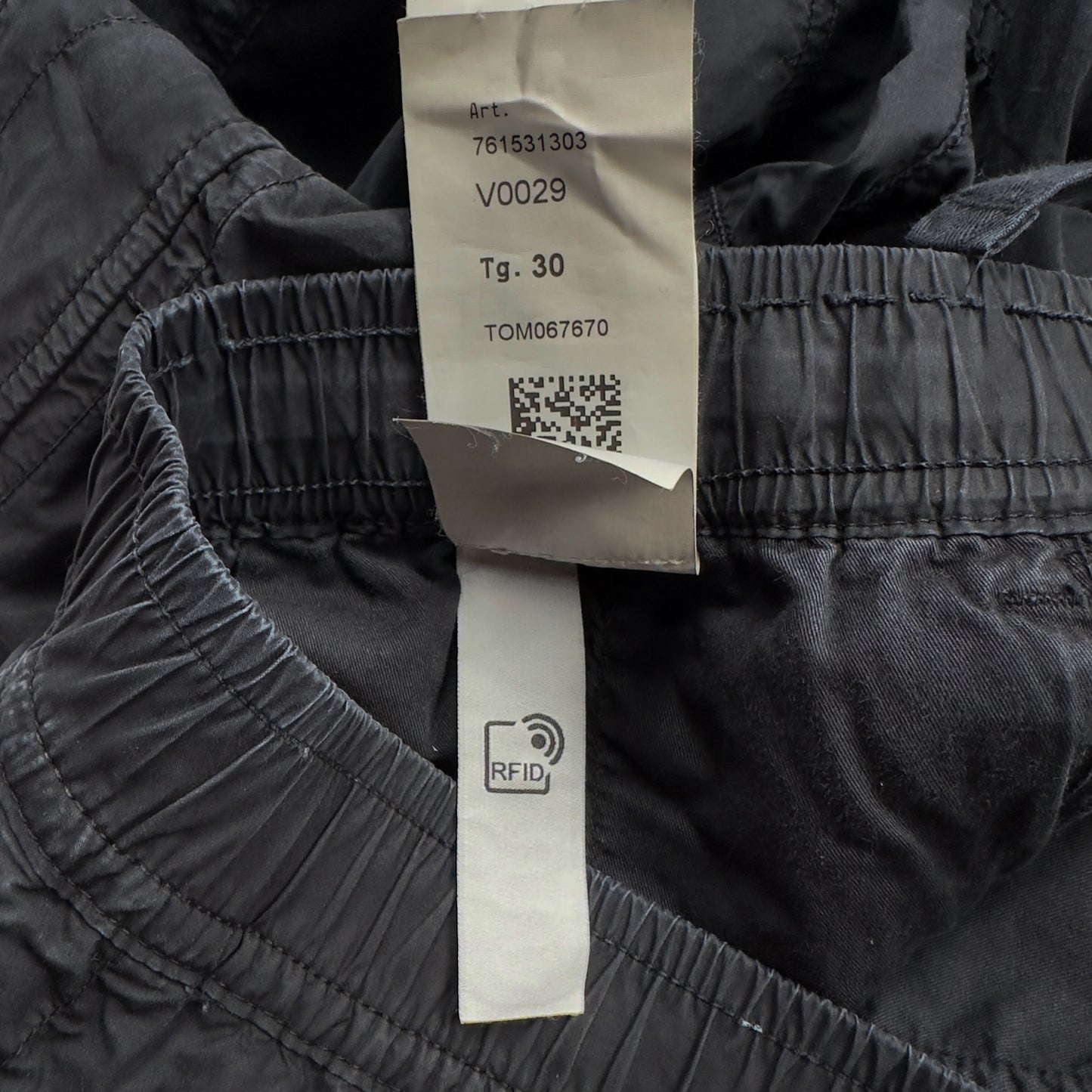 S/S 22 Stone Island Stretch Cotton Cargo Trousers 30 RE-T