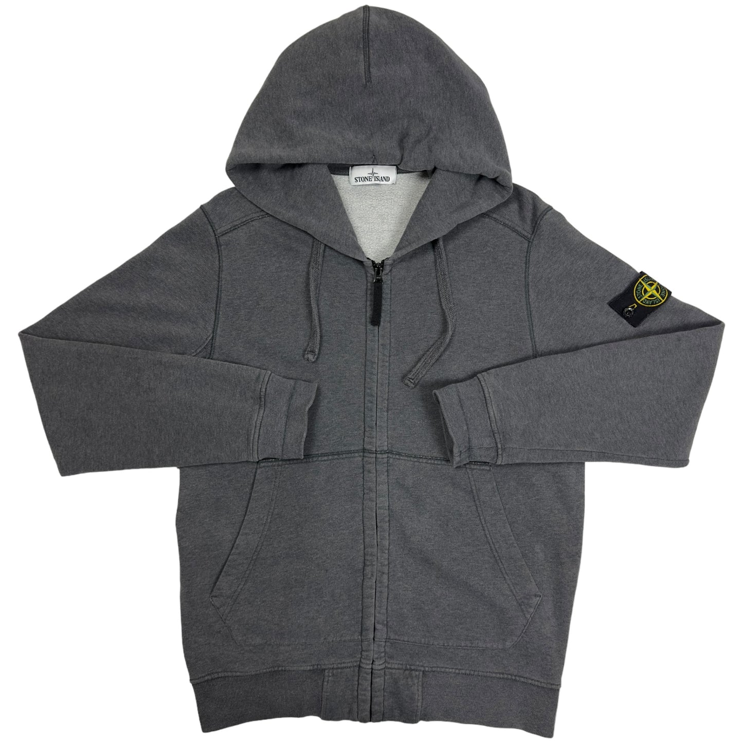 A/W 18 Stone Island Full Zip Hoodie - Dark Grey