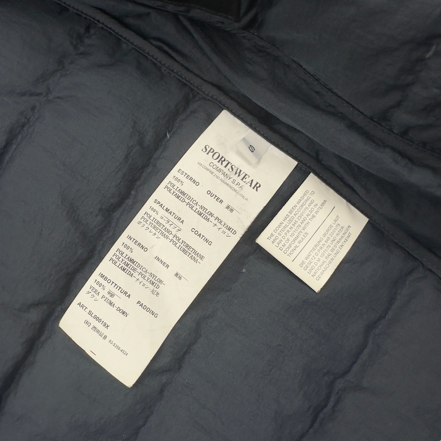 A/W 11 Stone Island David Oxyd Down Lined Parka