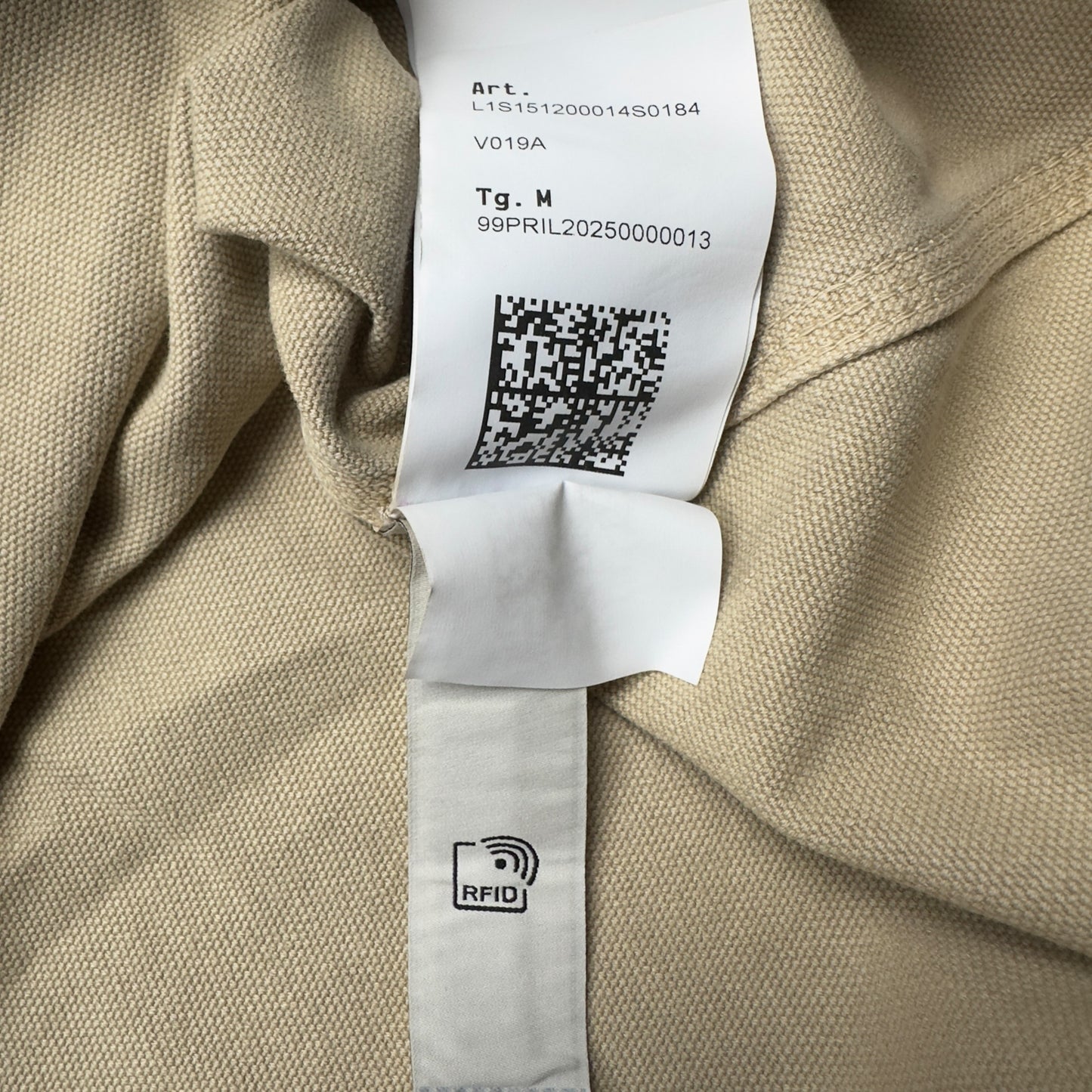 S/S 25 Stone Island Heavy Panama Cotton Overshirt