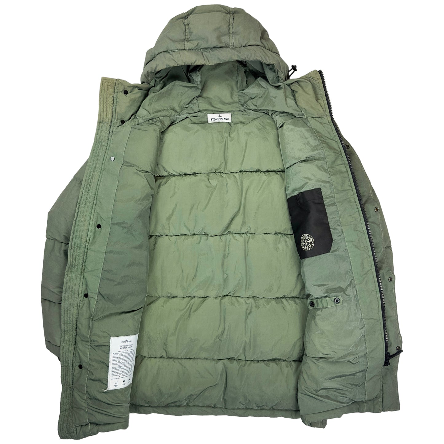 A/W 13 Stone Island Cotton Nylon Rip Stop Down Jacket