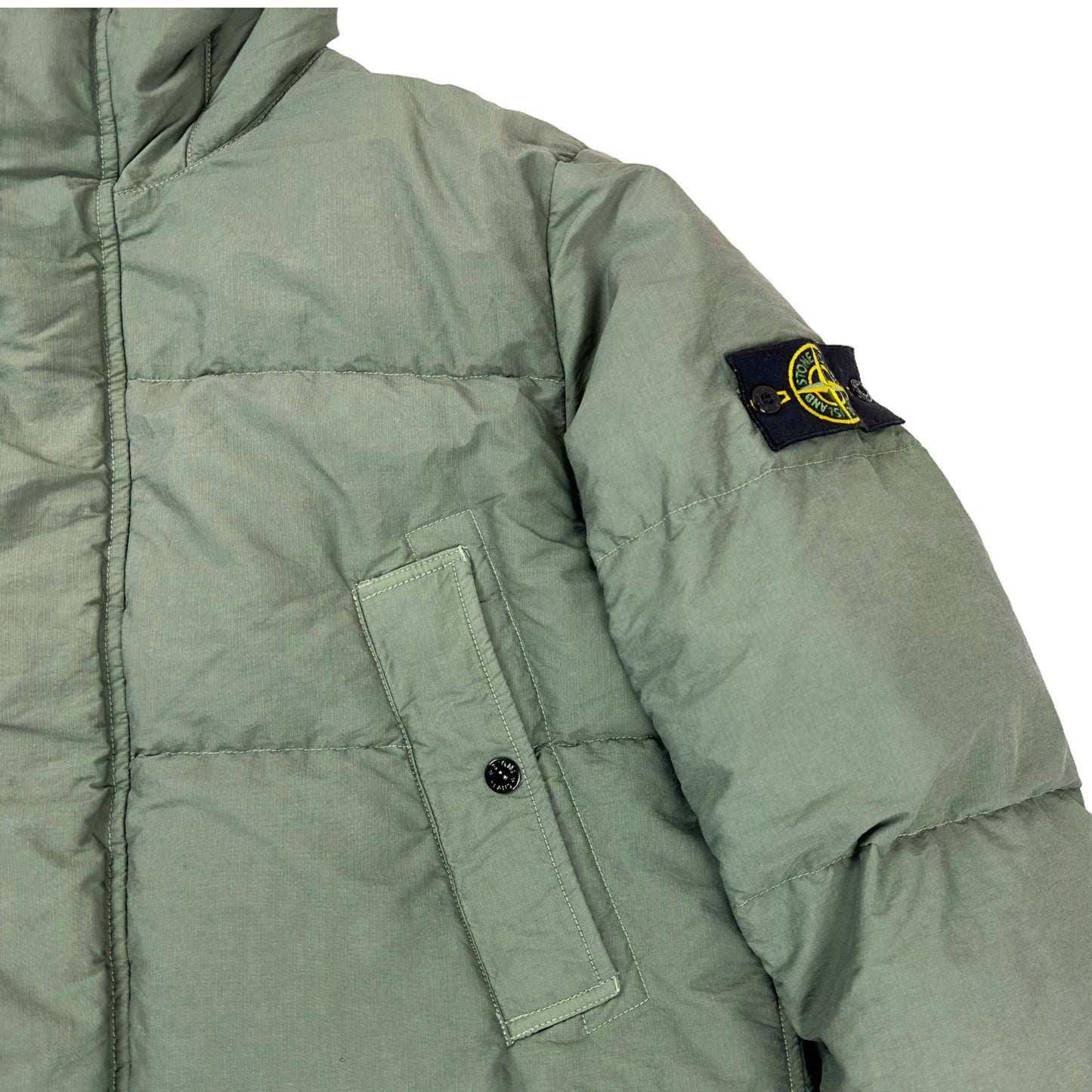 A/W 13 Stone Island Cotton Nylon Rip Stop Down Jacket
