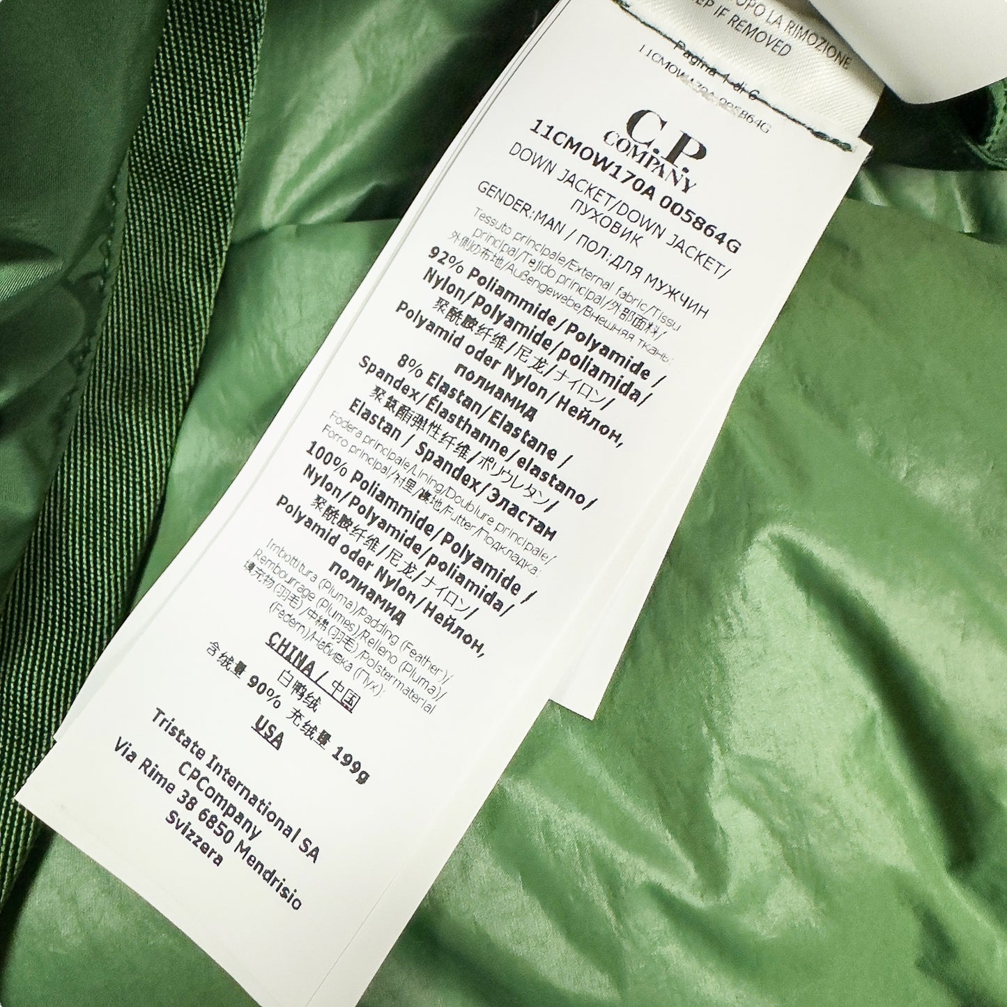 C.P. Company Nycra-R ECONYL Down Jacket