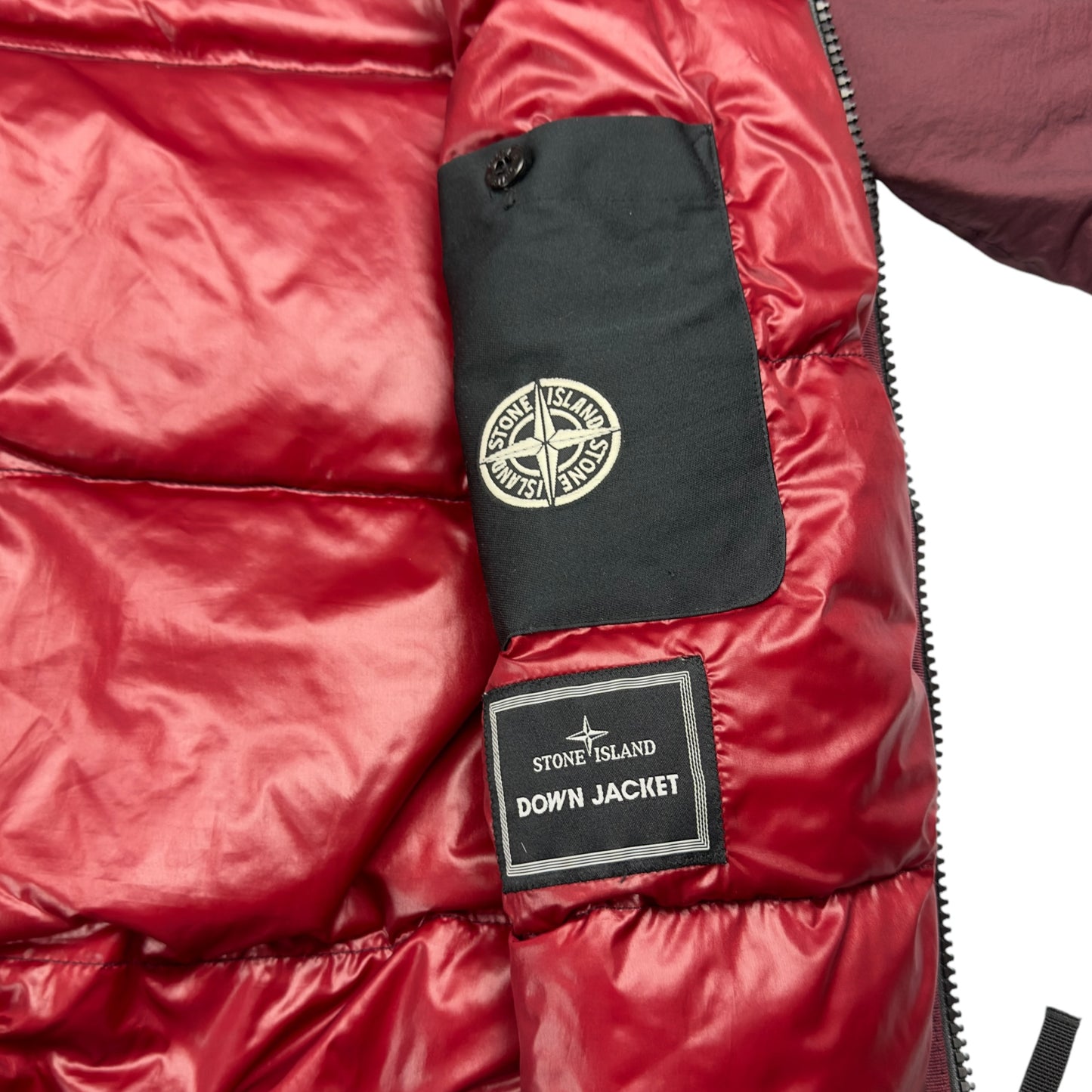 A/W 10 Stone Island Down Jacket - Burgundy