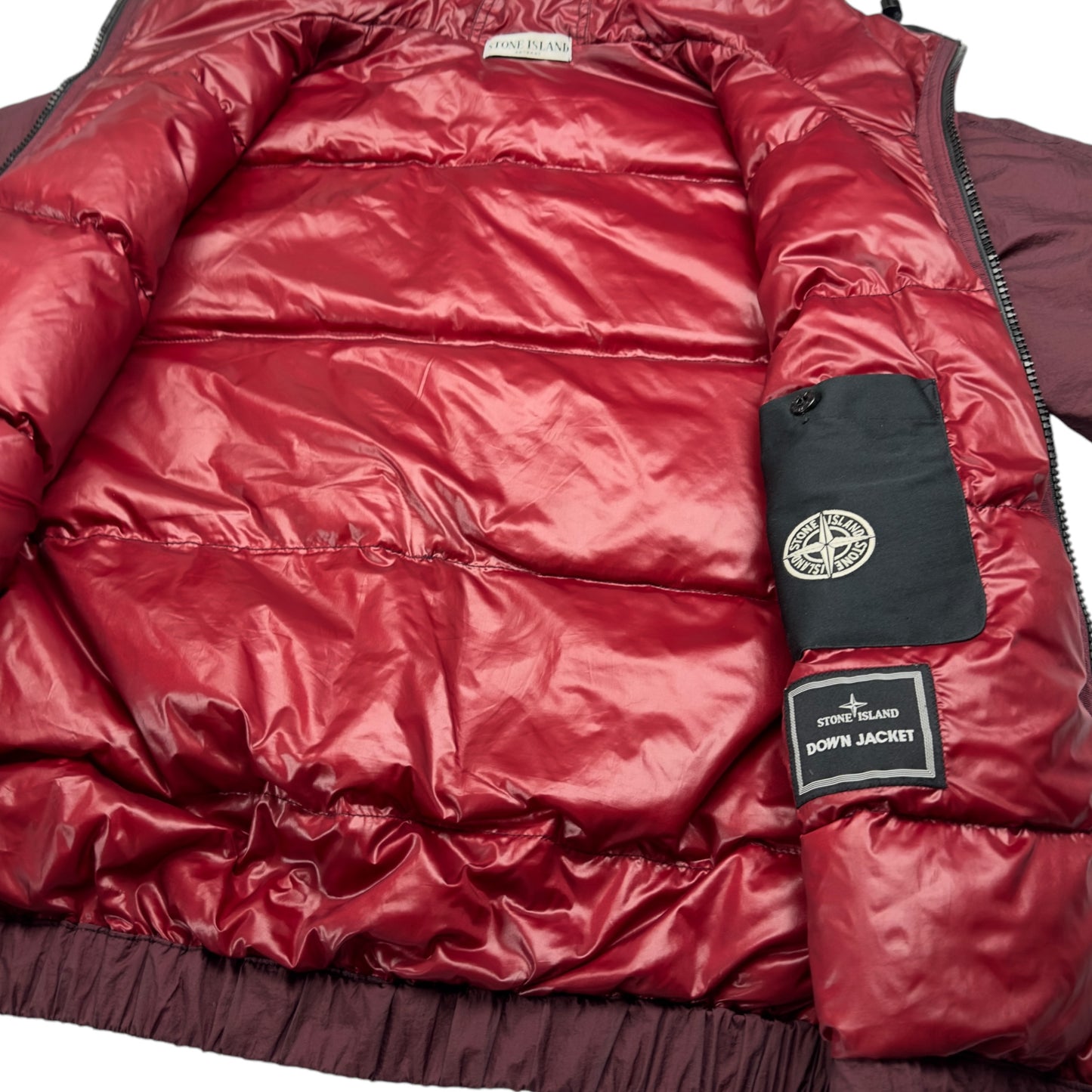 A/W 10 Stone Island Down Jacket - Burgundy