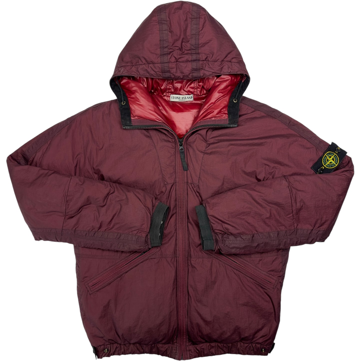 A/W 10 Stone Island Down Jacket - Burgundy