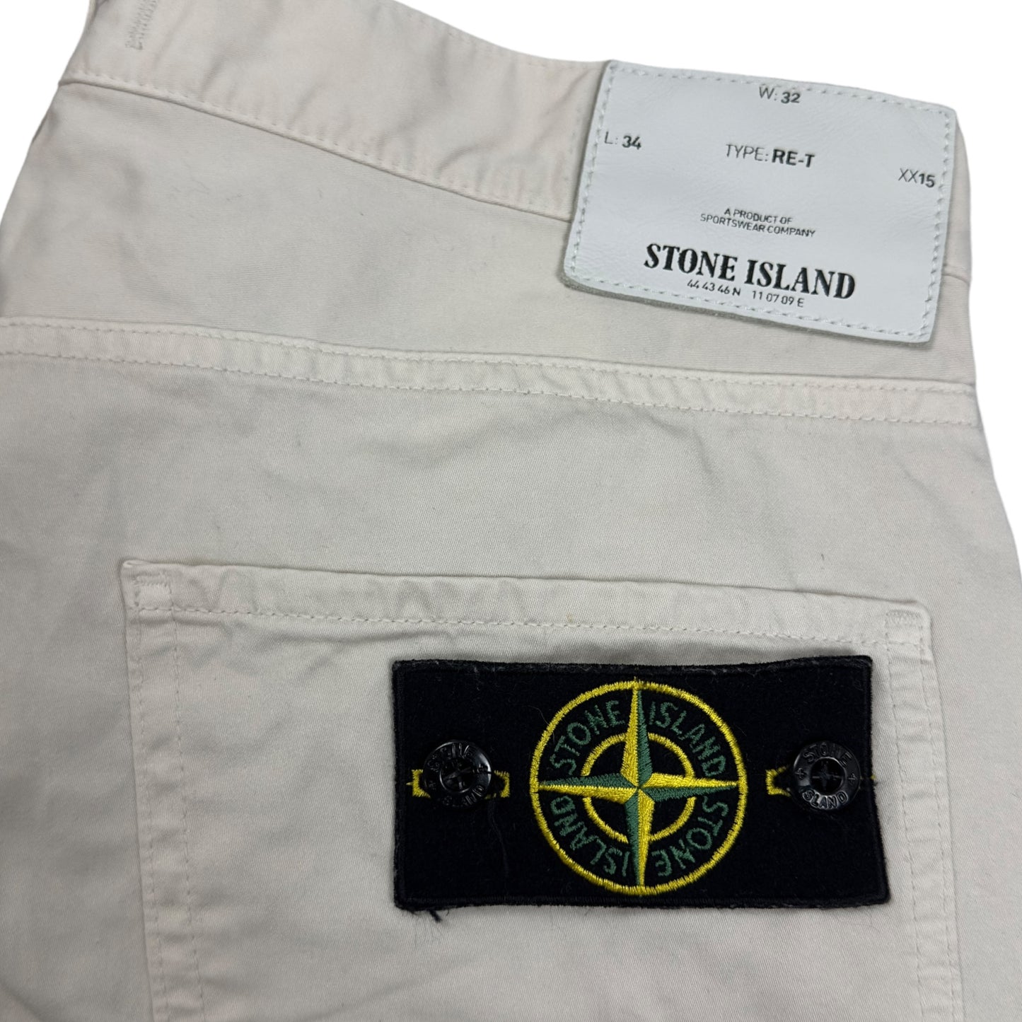 S/S 12 Stone Island Regular Tapered Trousers 32/33 - Light Beige
