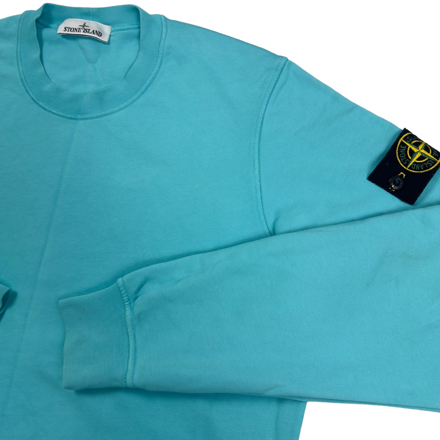 Stone Island Crewneck Sweater - Aqua Blue