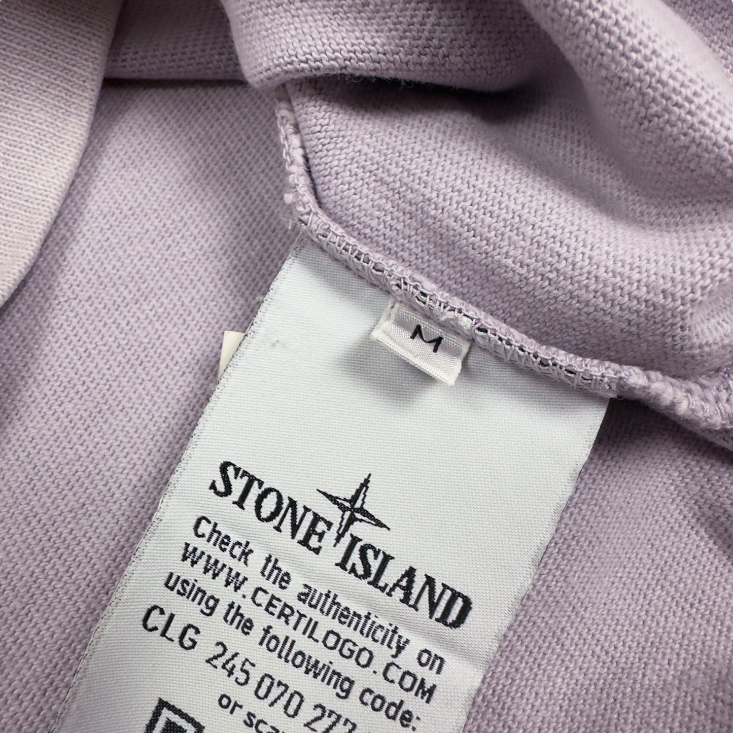 S/S 18 Stone Island Lightweight Crewneck Sweater - Very Light Purple