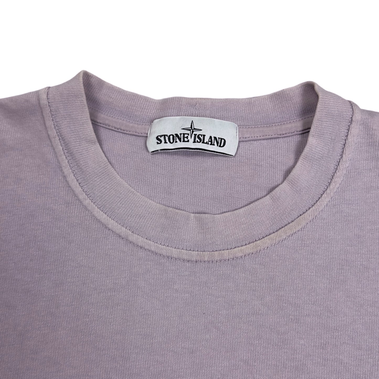 S/S 18 Stone Island Lightweight Crewneck Sweater - Very Light Purple