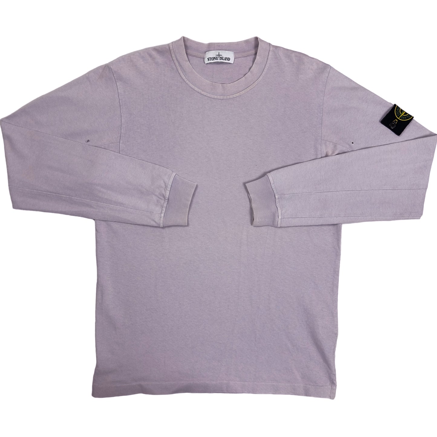 S/S 18 Stone Island Lightweight Crewneck Sweater - Very Light Purple