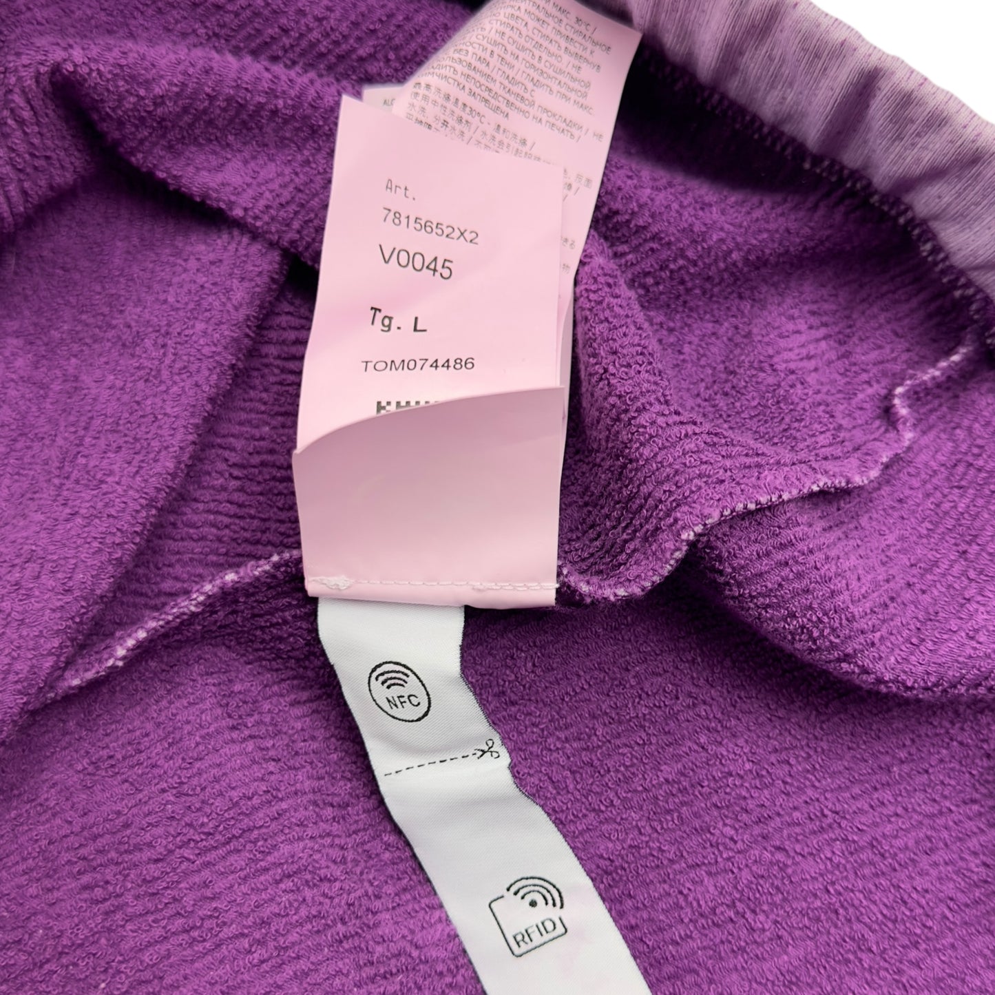 S/S 23 Stone Island Marina Reflective Spell out Sweater