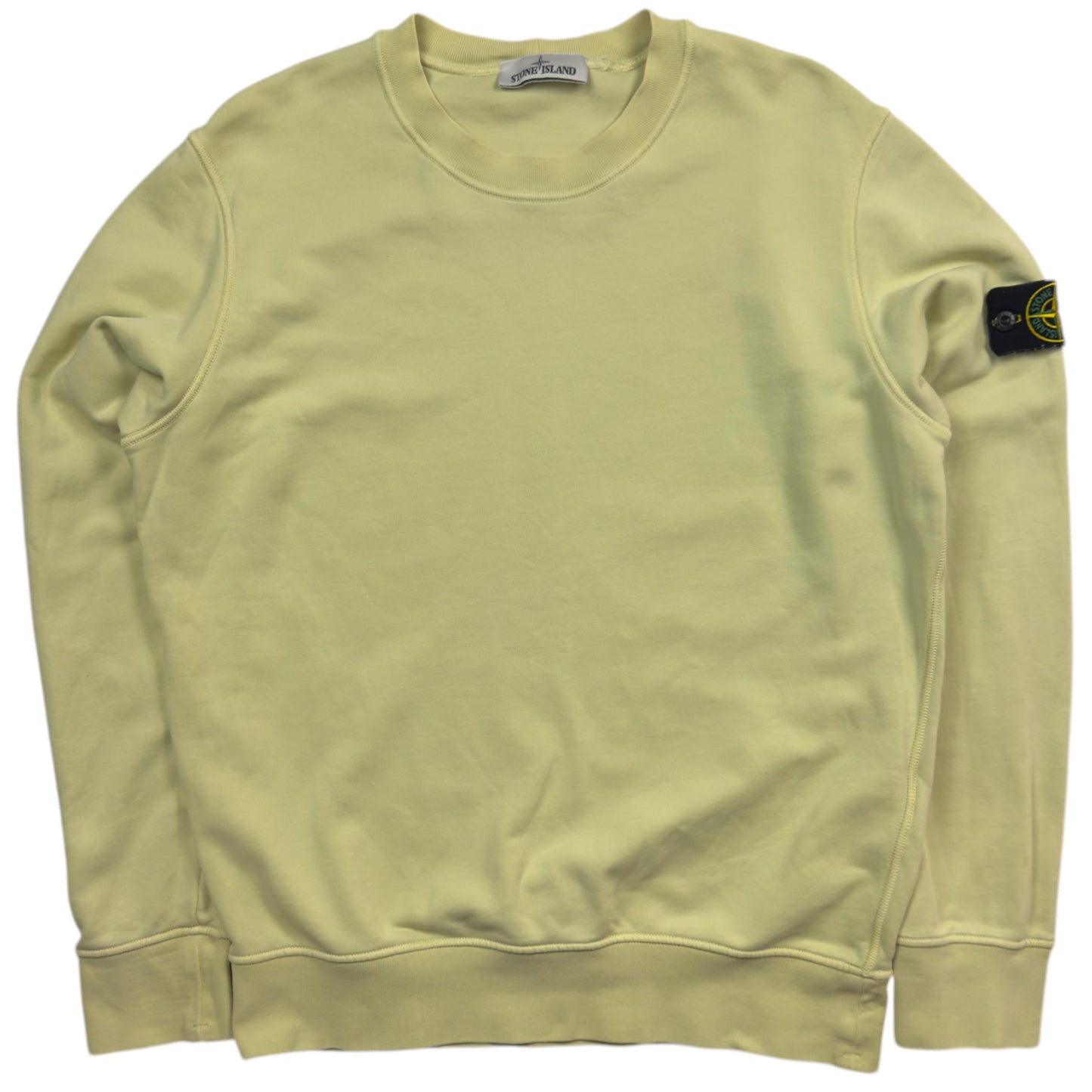 S/S 22 Stone Island Crewneck Sweater - Yellow
