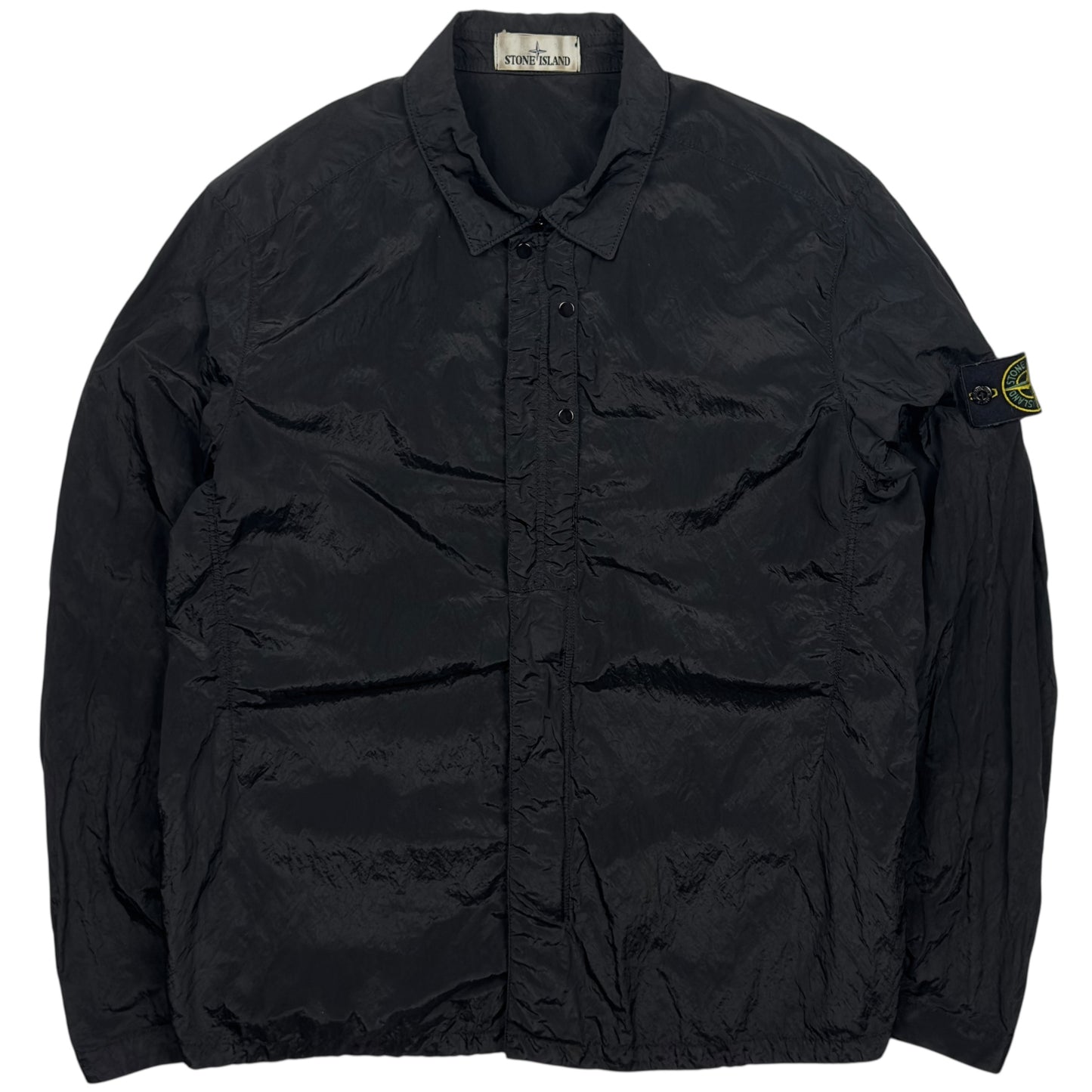 S/S 16 Stone Island Nylon Metal Overshirt - Black
