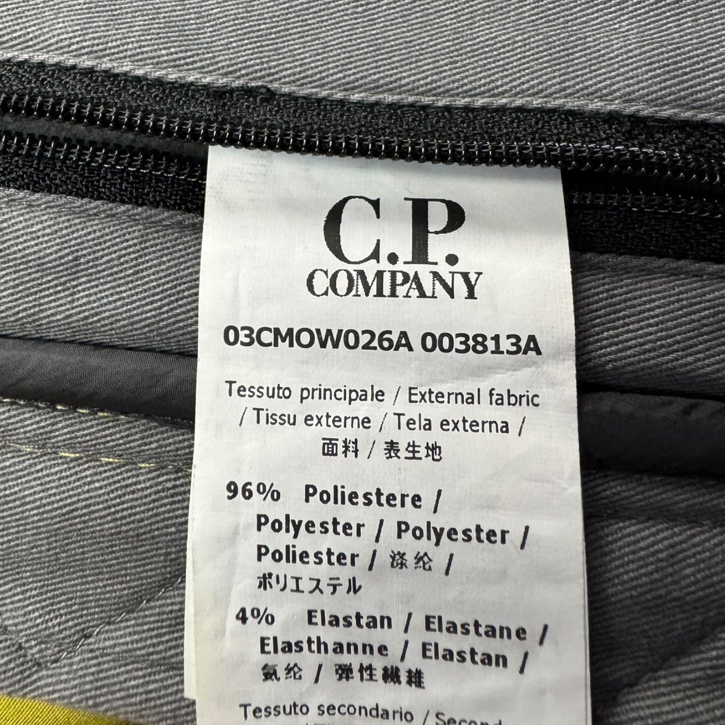 C.P. Company Soft Shell Goggle Jacket - Yellow