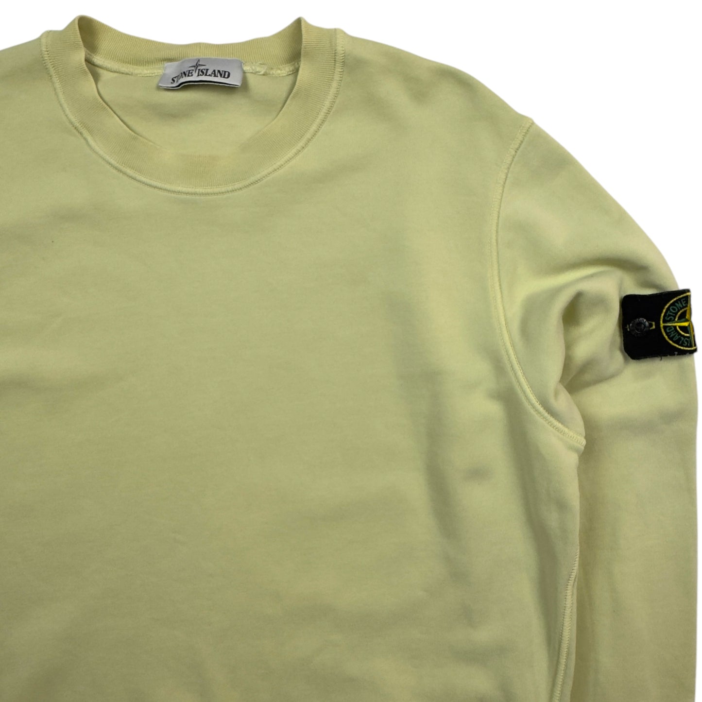 S/S 22 Stone Island Crewneck Sweater - Yellow