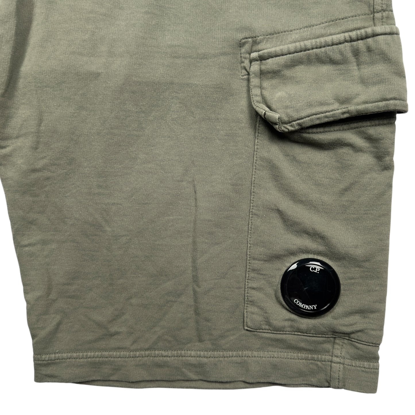 C.P. Company Fleece Shorts - Light Khaki