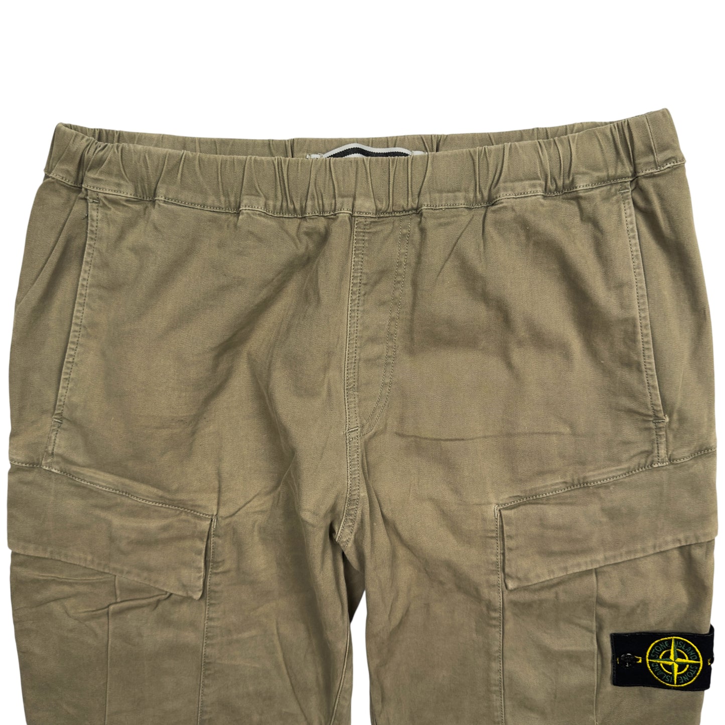 A/W 16 Stone Island Cotton Cargo Trousers - Khaki